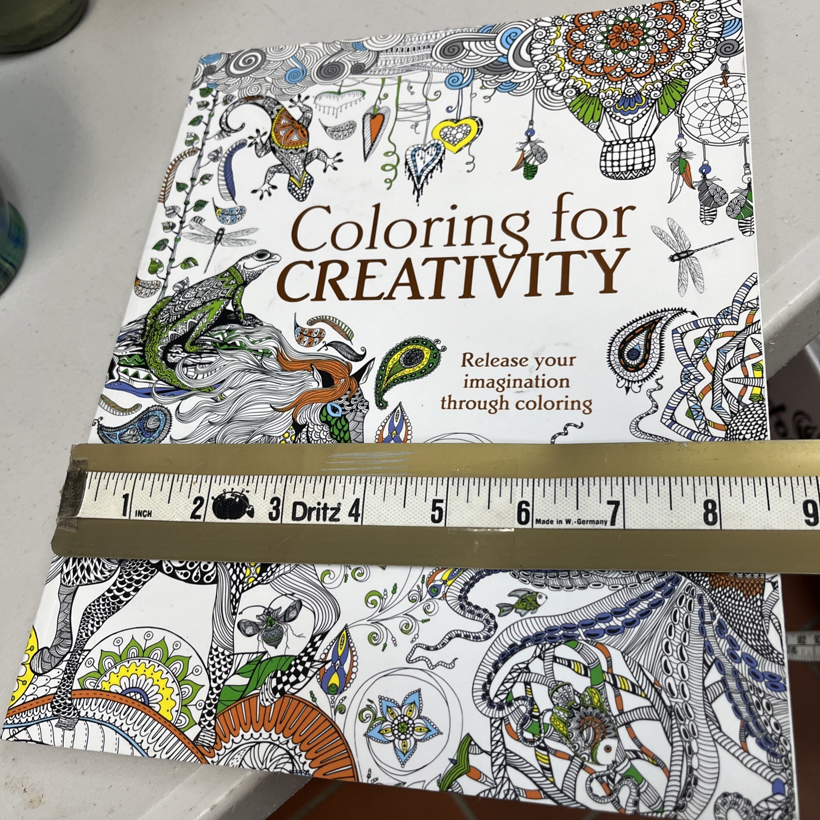 Adult Coloring for Creativity Book 288 Pages New Copyright 2015