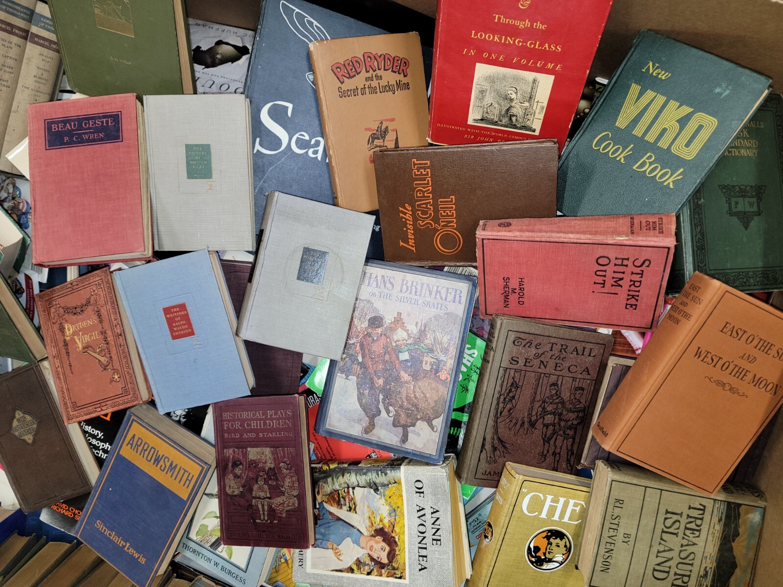 Lot of 10 Antique Collectible Vintage Old Rare Hard To Find Books *MIX UNSORTED*