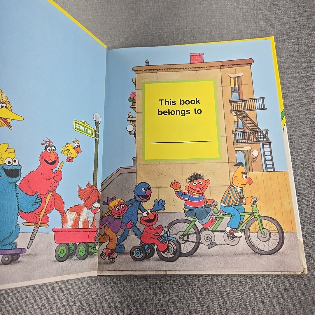 On My Way with Sesame Street UP DOWN AROUND Volume 10 Hardcover Book