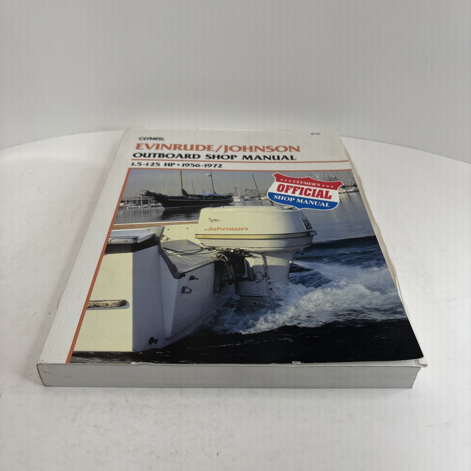 Clymer Evinrude Johnson Outboard Shop Manual 1.5-125HP 1956-1972 8734 – Good