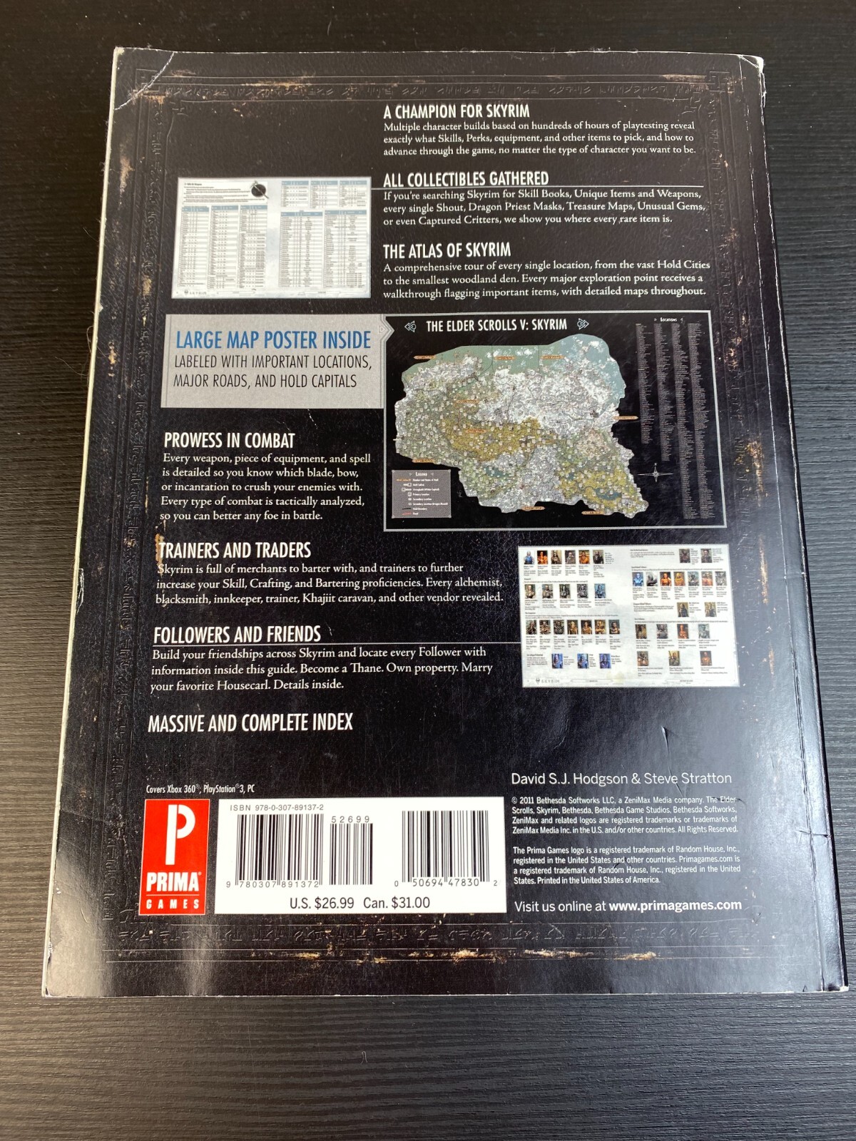Elder Scrolls V: Skyrim: Prima Official Game Guide Bethesda – 656 Pages