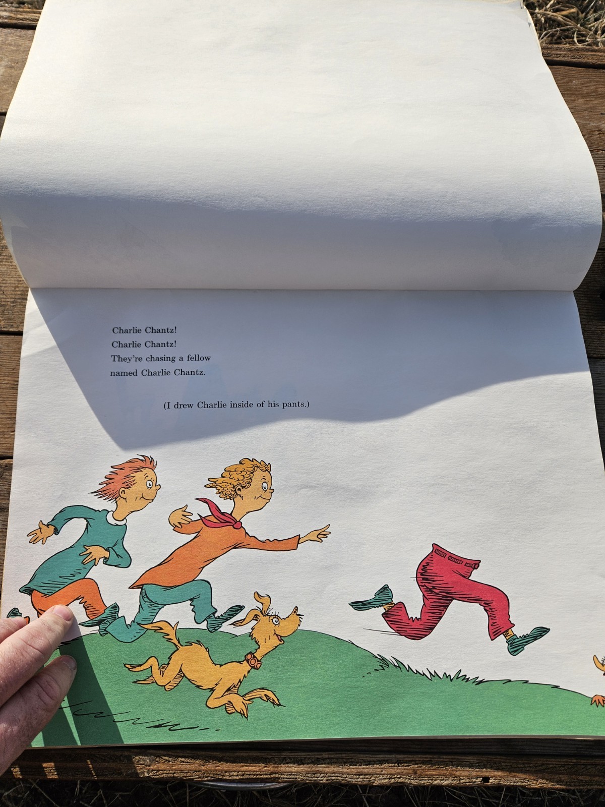 1970 Dr. Seuss — I Can Draw It Myself Book — 16 x 12″- All Pages Are Clean But 1