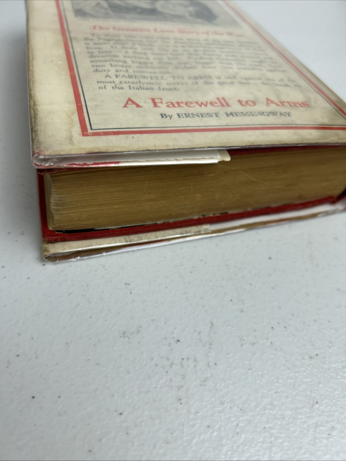A Farewell To Arms Book Ernest Hemingway HC DJ 1929 Rare Photoplay Edition