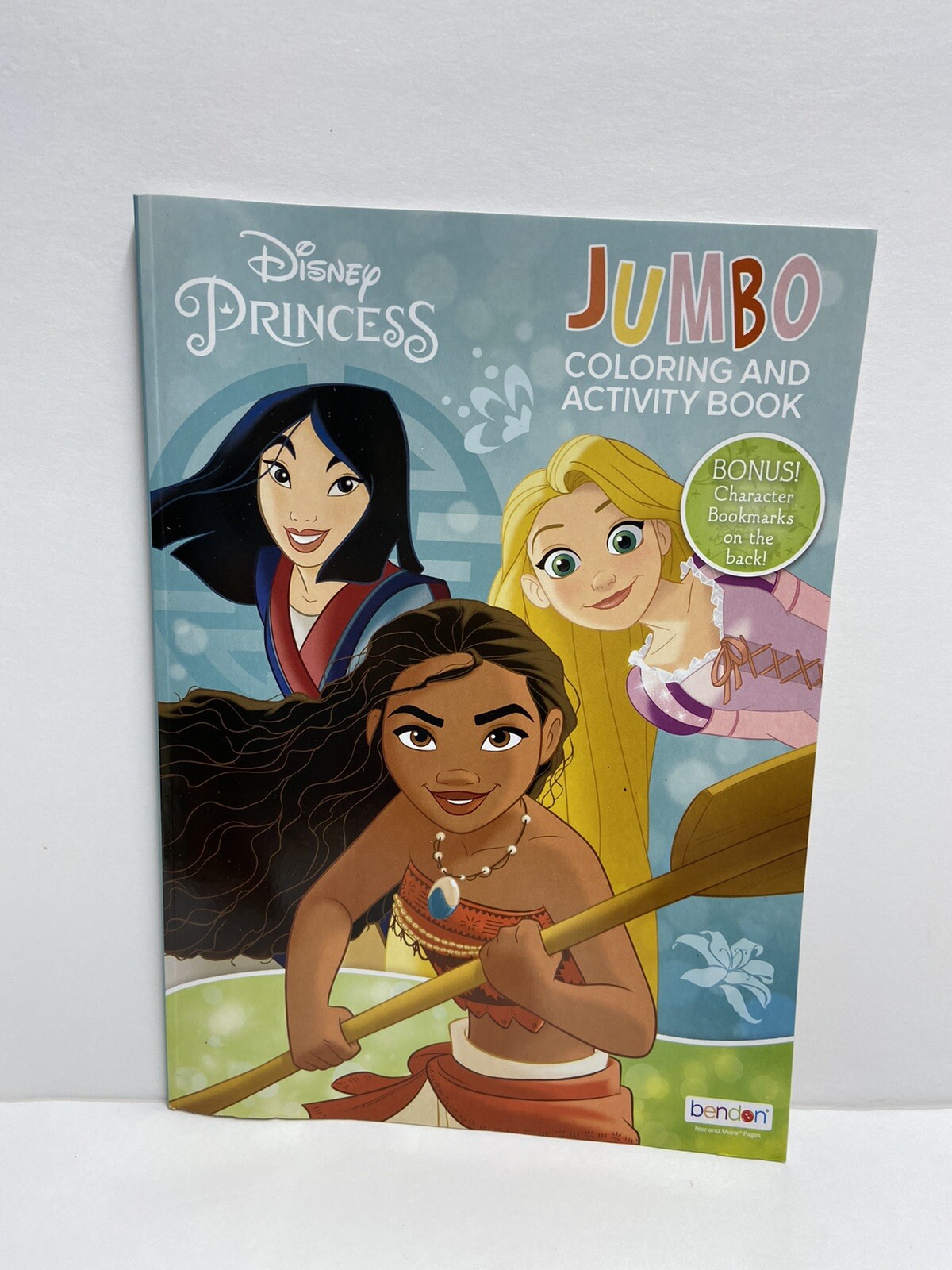 3pc Gift Set Disney Princess Coloring Activity Books Crayons Bookmarks Kids Fun