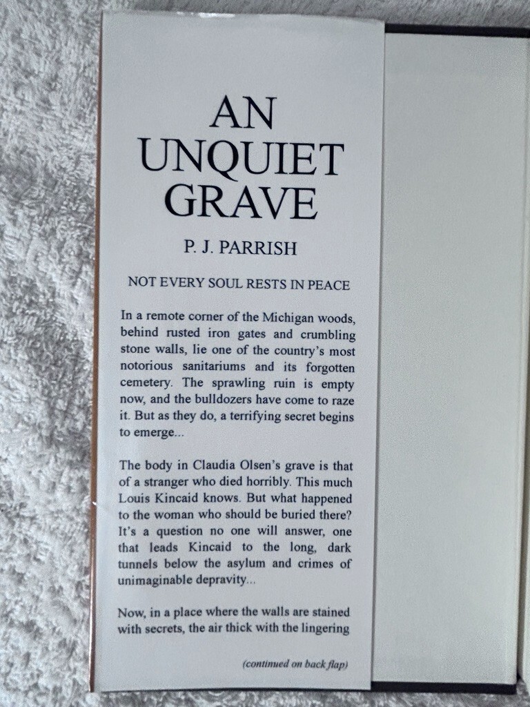P.J. Parrish, Louis Kincaid Series: Paint It Black; An Unquiet Grave