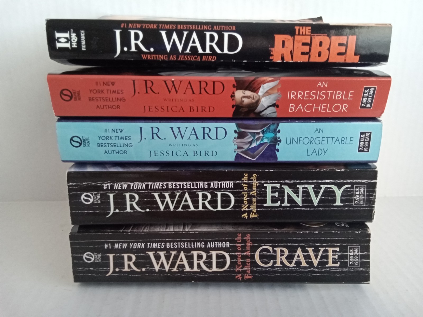 J.R. Ward Lot of 5 Paperback Books Mystery Thriller