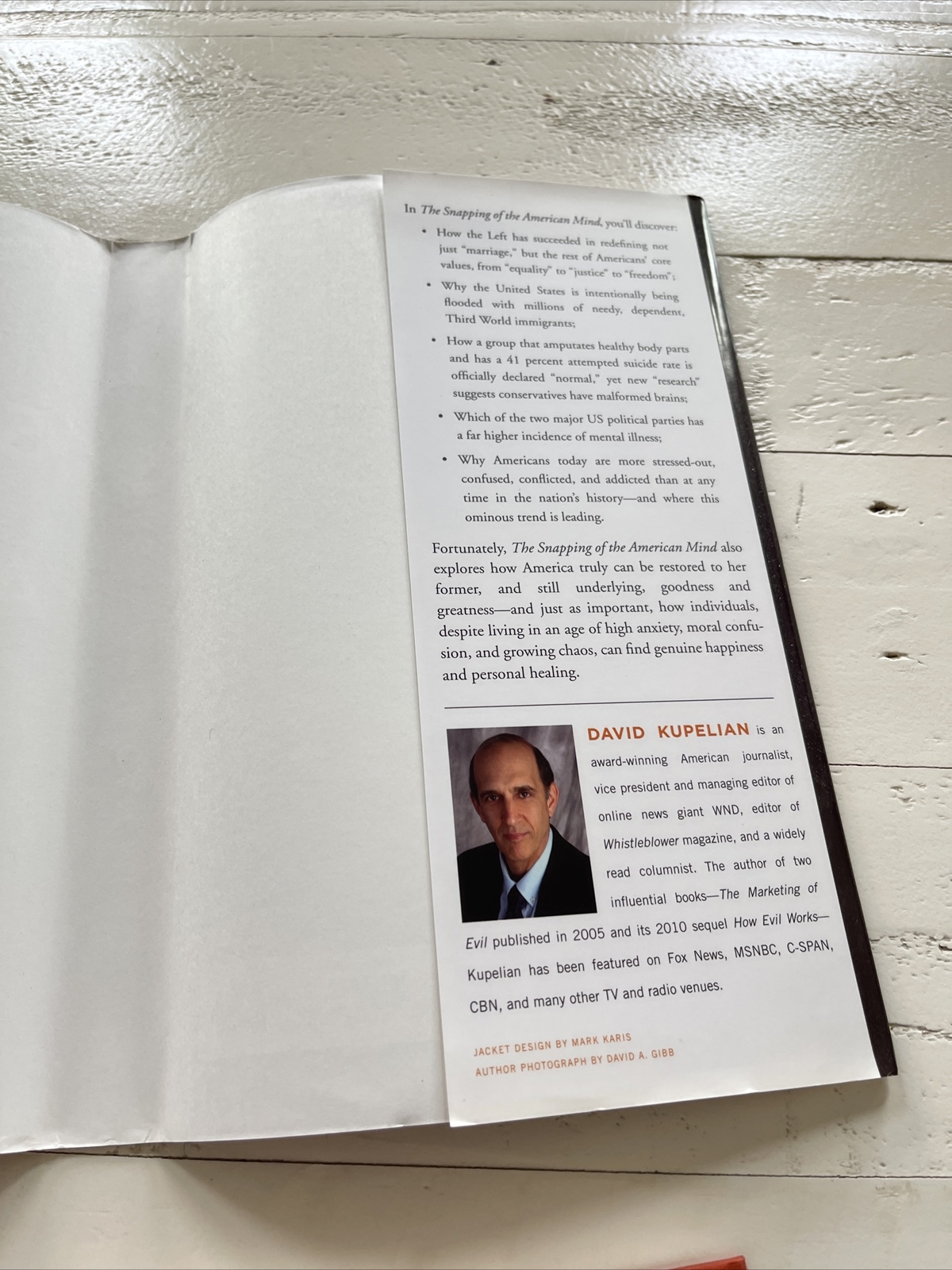 The Snapping of the American Mind HC Signed David Kupelian WND Books 2015
