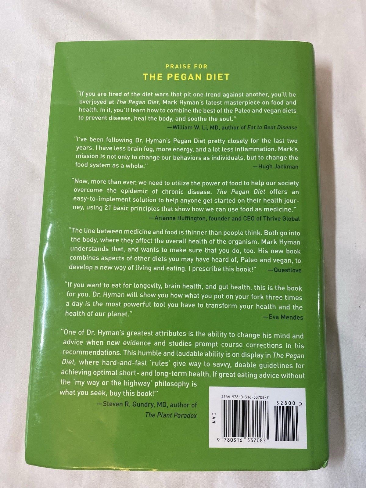 Beginners vegan, The Pegan diet hard copy by Mark Hyman MD 21 principles Paleo