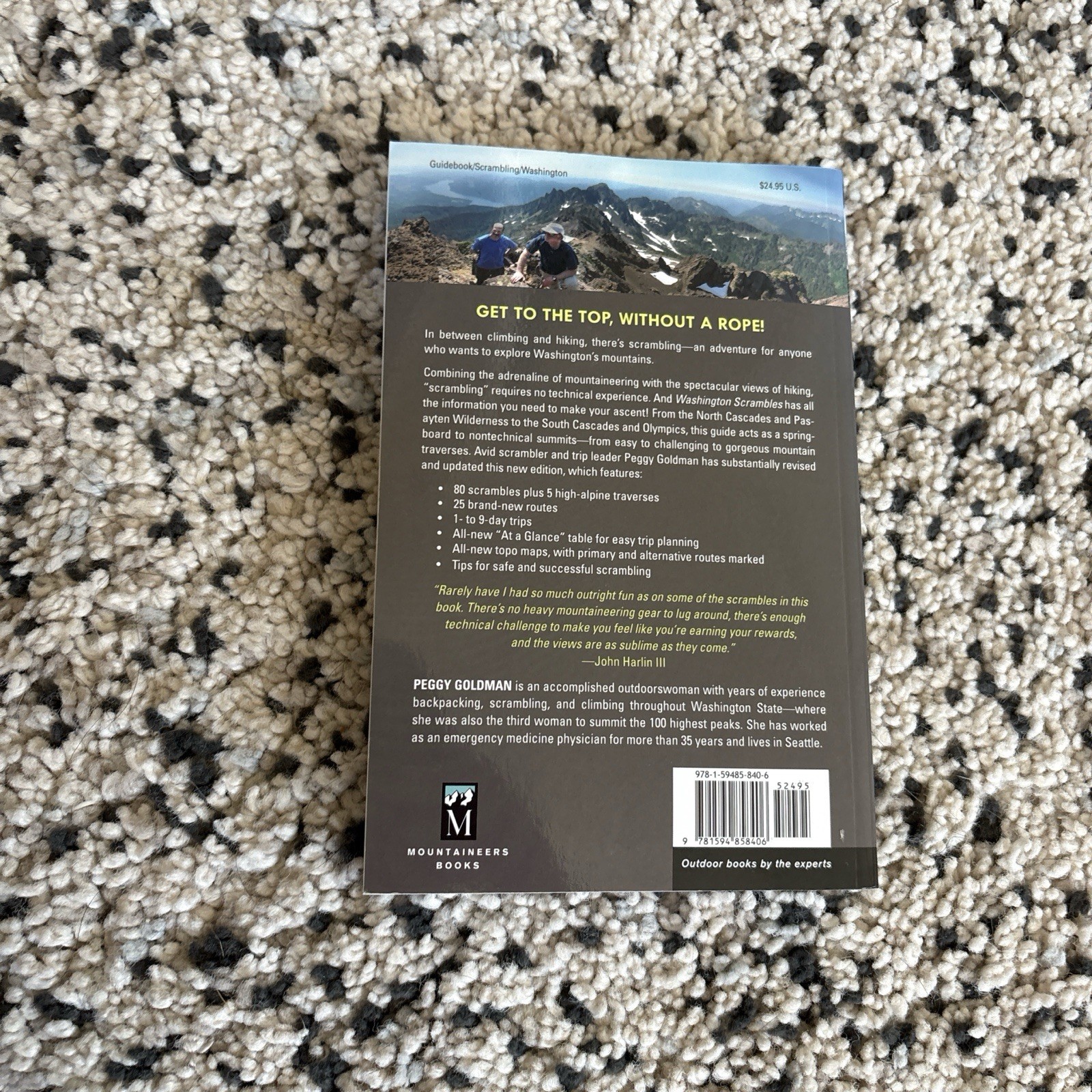Washington Scrambles : Selected Nontechnical Ascents by Peggy Goldman