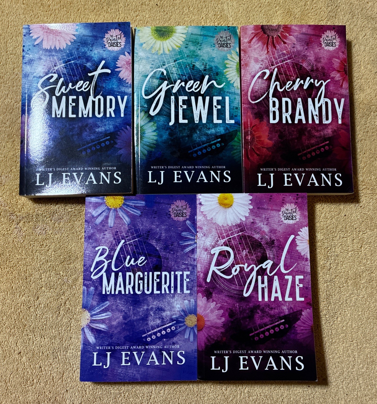 The Painted Daisies Series (1-5) By LJ Evans (5 Books) TPB