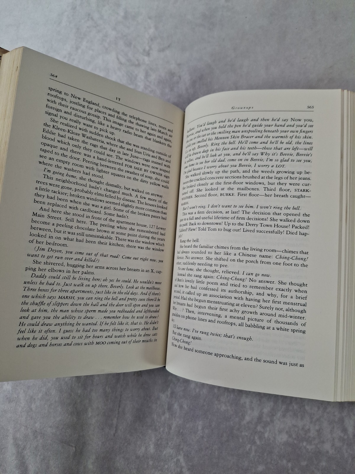 IT by Stephen King (1986) 1st Edition, 2nd Printing Hardcover SHELF