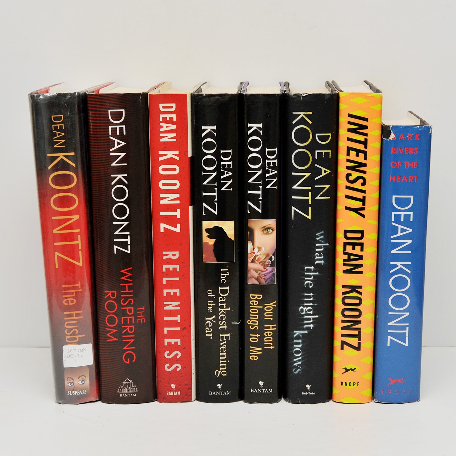 Lot of 8 Dean Koontz Hardcover Books w/DJs Mystery Thriller Novels Mixed Titles