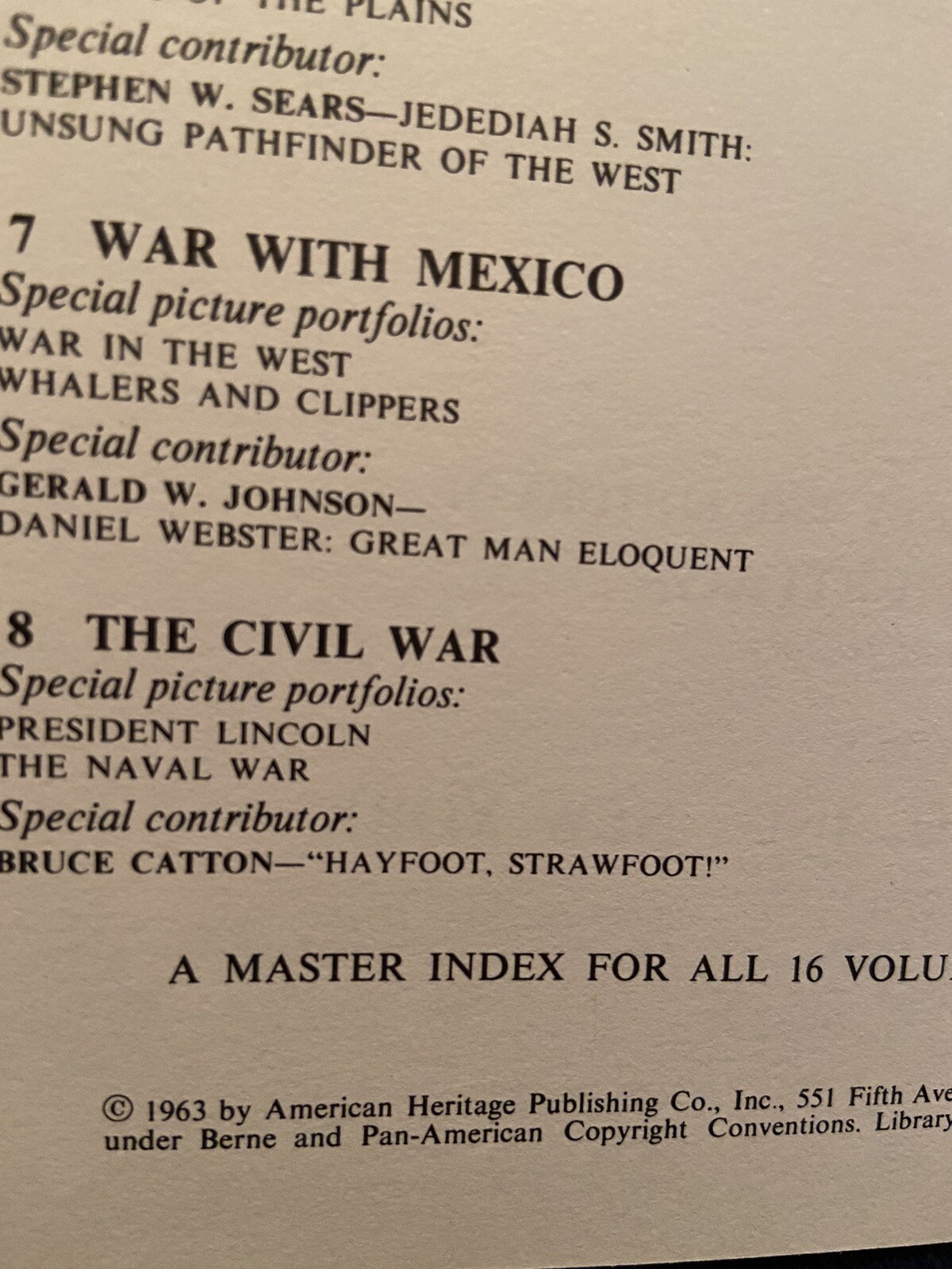 AMERICAN HERITAGE Volume 1 HARDBACK BOOK 1963 The New World