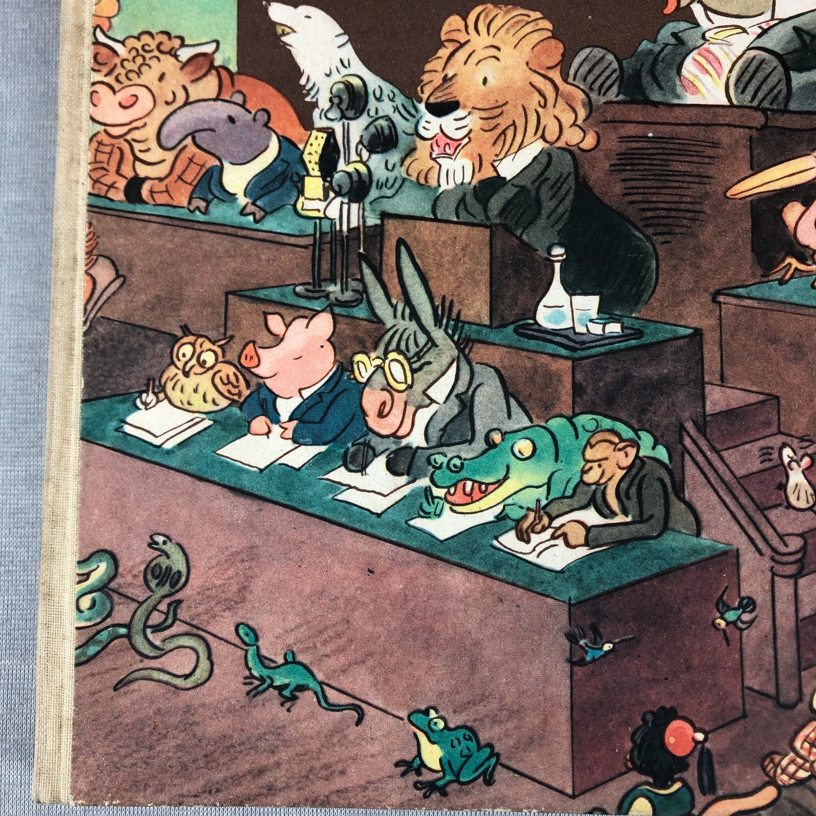 1949 German Childrens Book Die Konferenz Der Tiere Erich Kästner & Walter Trier