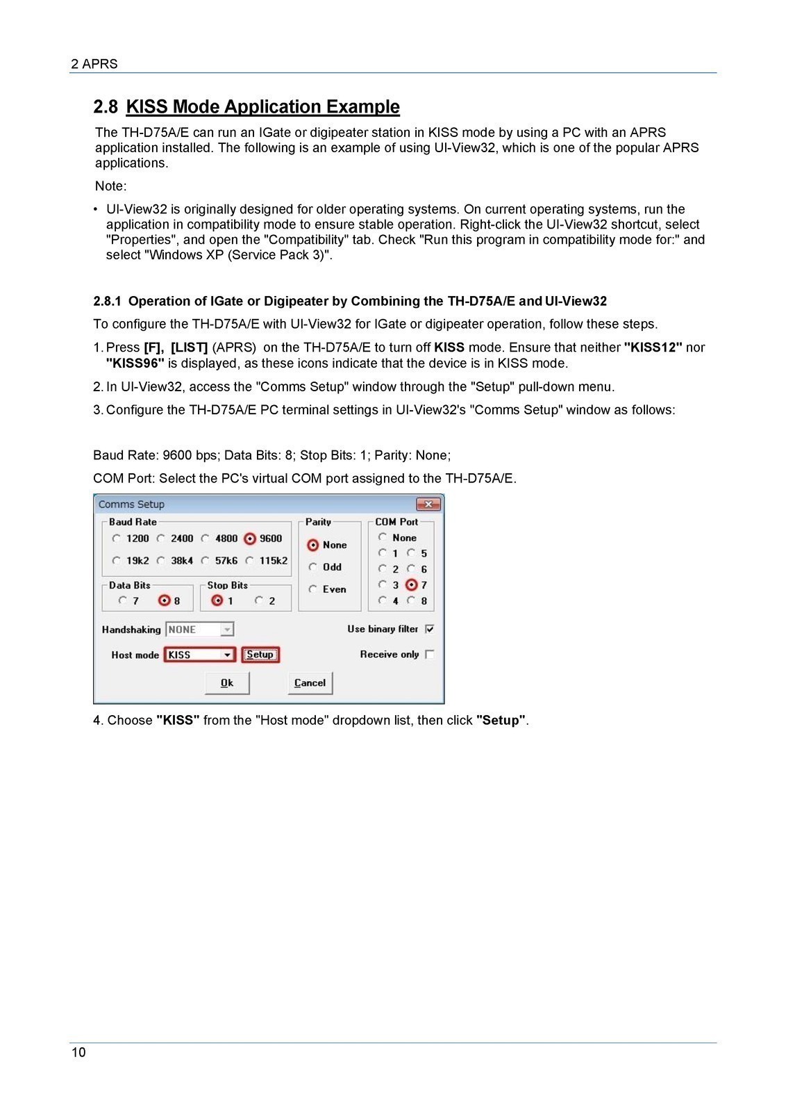 KENWOOD TH-D75AE OPERATING TIPS MANUAL – STEEL WIRE BOUND – DURABLE COVERED