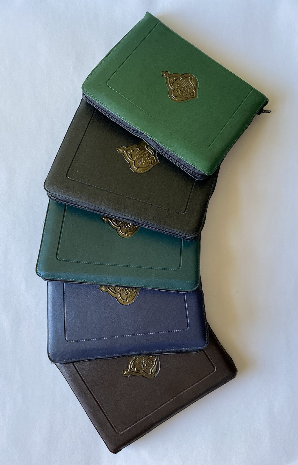Holy Quran Arabic Pocket Size with Zipper Faux Leather 3.5“x 5.5“