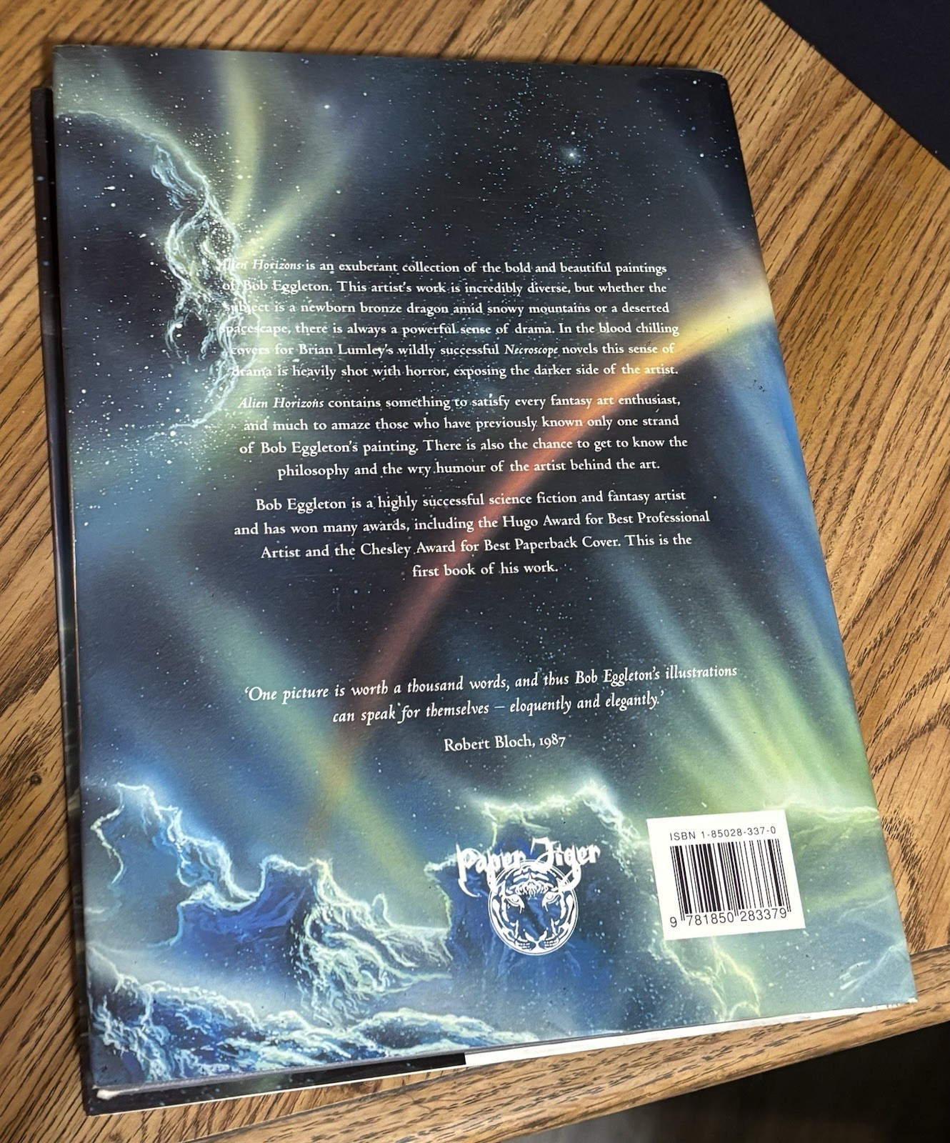 1995 Alien Horizons The Fantastic Art Of Bob Eggleton First Edition