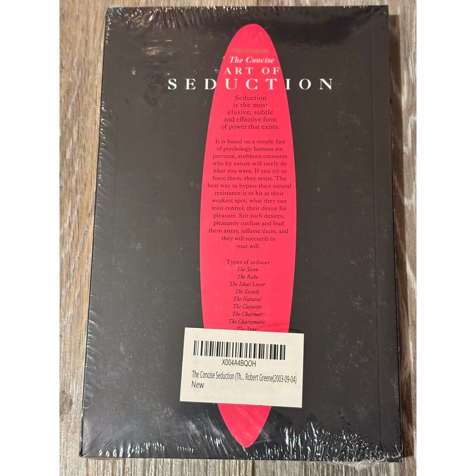 The Art of Seduction by Robert Greene (2003, Trade Paperback)