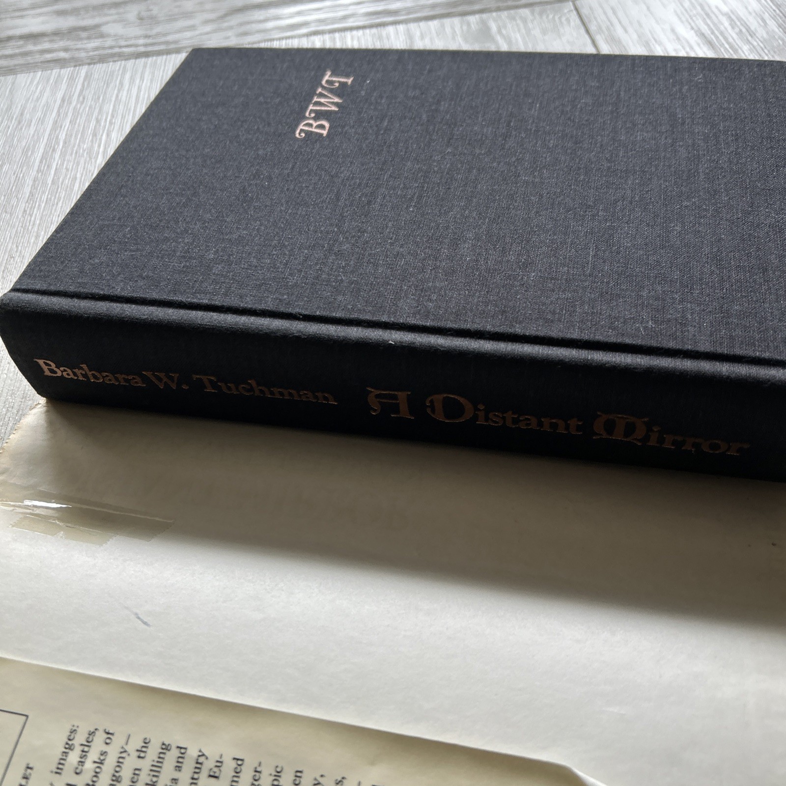 A Distant Mirror: The Calamitous 14th Century by Barbara W Tuchman HC DJ  ~ 1978