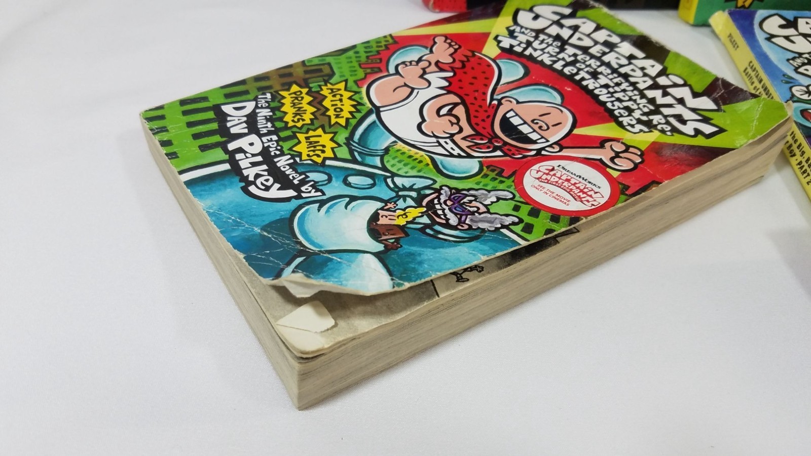 Captain Underpants & Dog Man Book Lot By Dav Pilkey 14 Books Mixed Titles