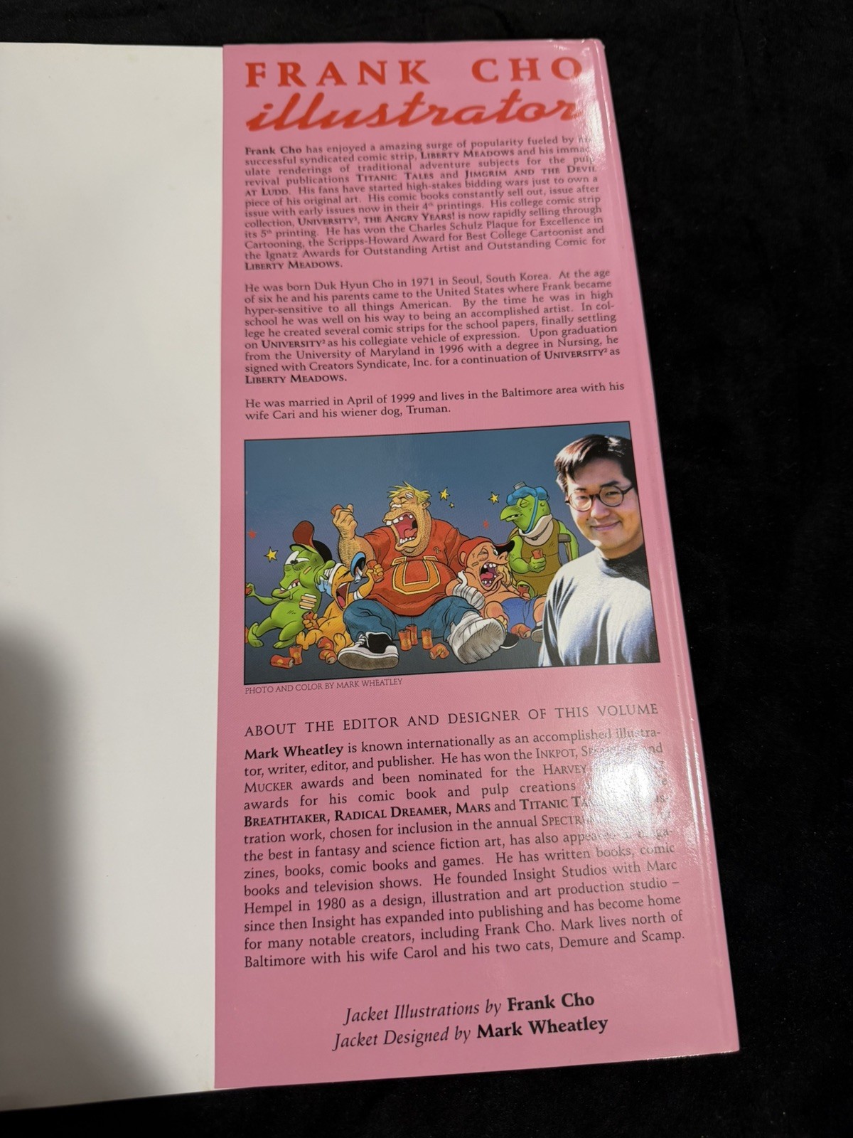 Frank Cho Illustrator, 2000, Hardcover, Regular Edition With Dust Jacket