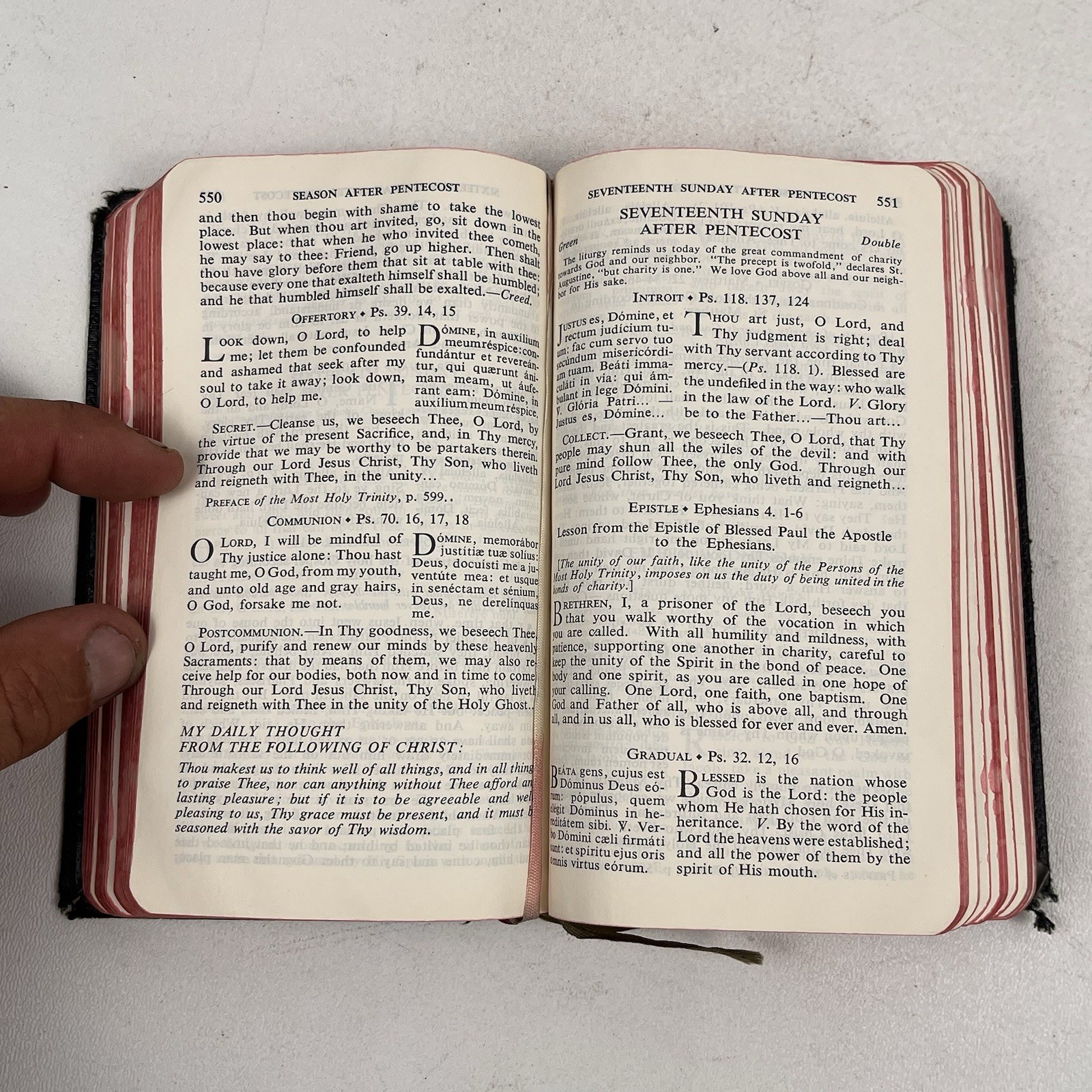 The New Marian Missal for Daily Mass Juergens 1957 Color Illustrations