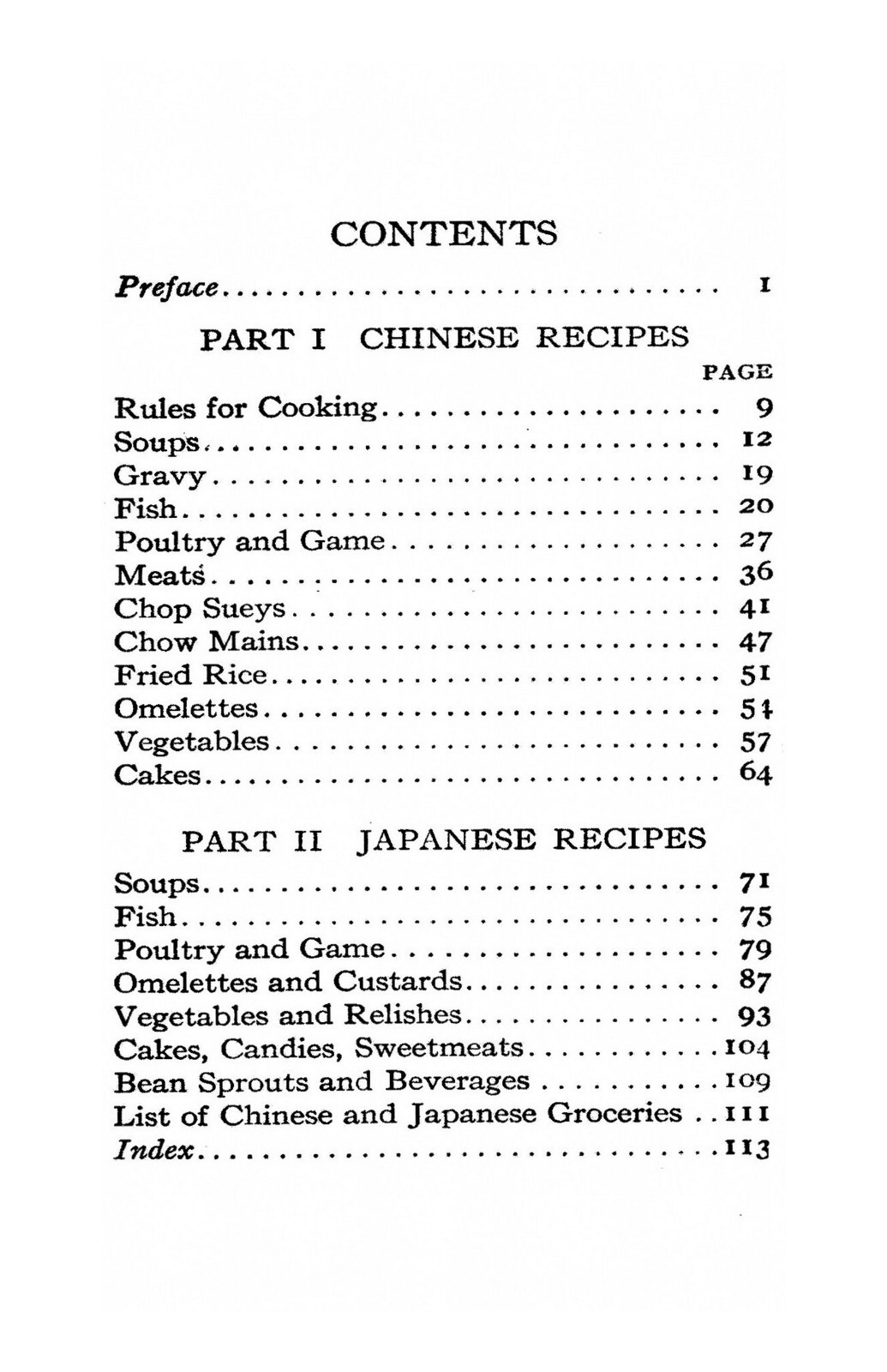1919 Chinese Japanese Vintage Cook Book 123 Pages