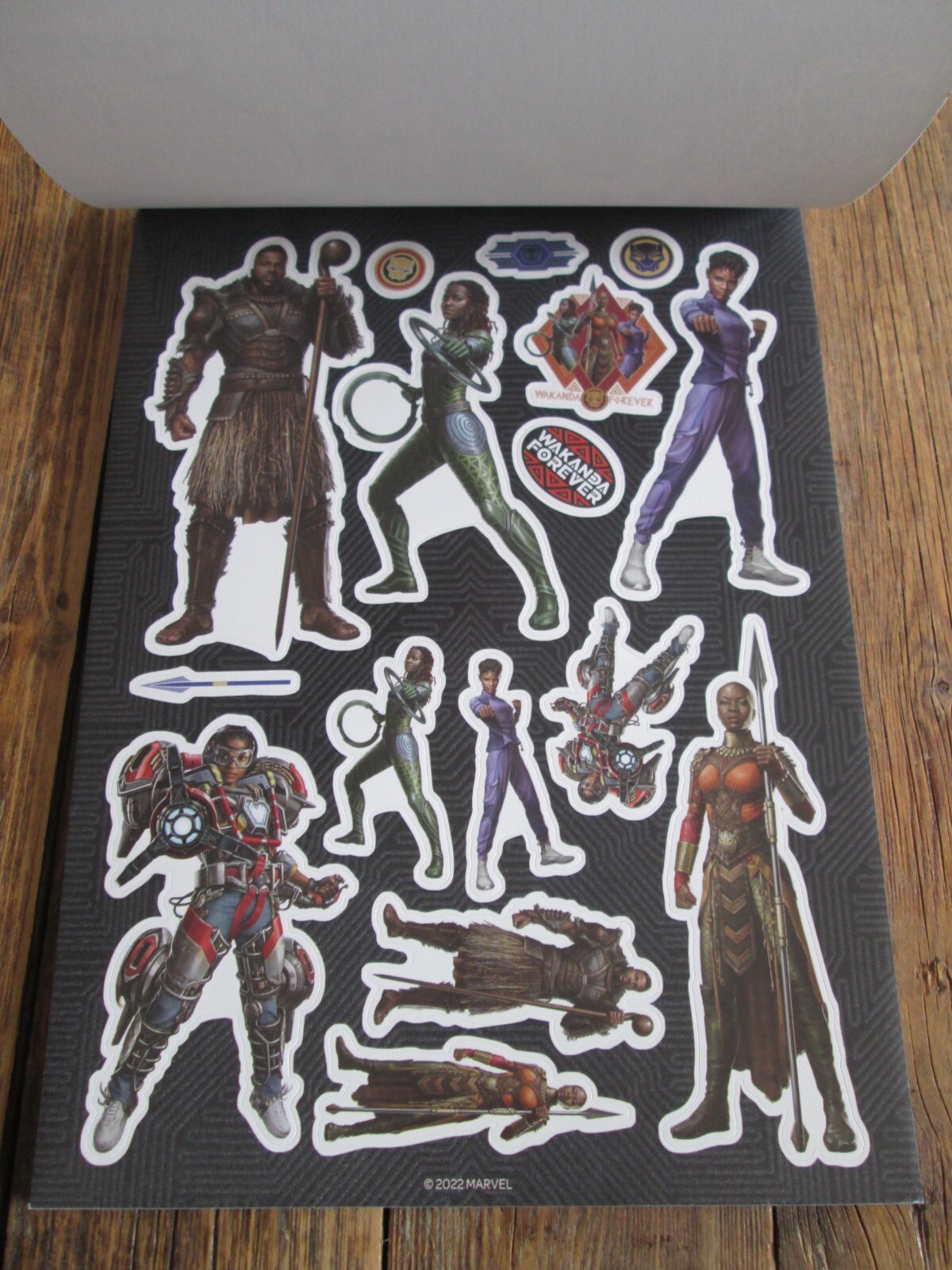 NEW Black Panther Wakanda Forever Create-a-Scene Book Bendon Sticker Coloring