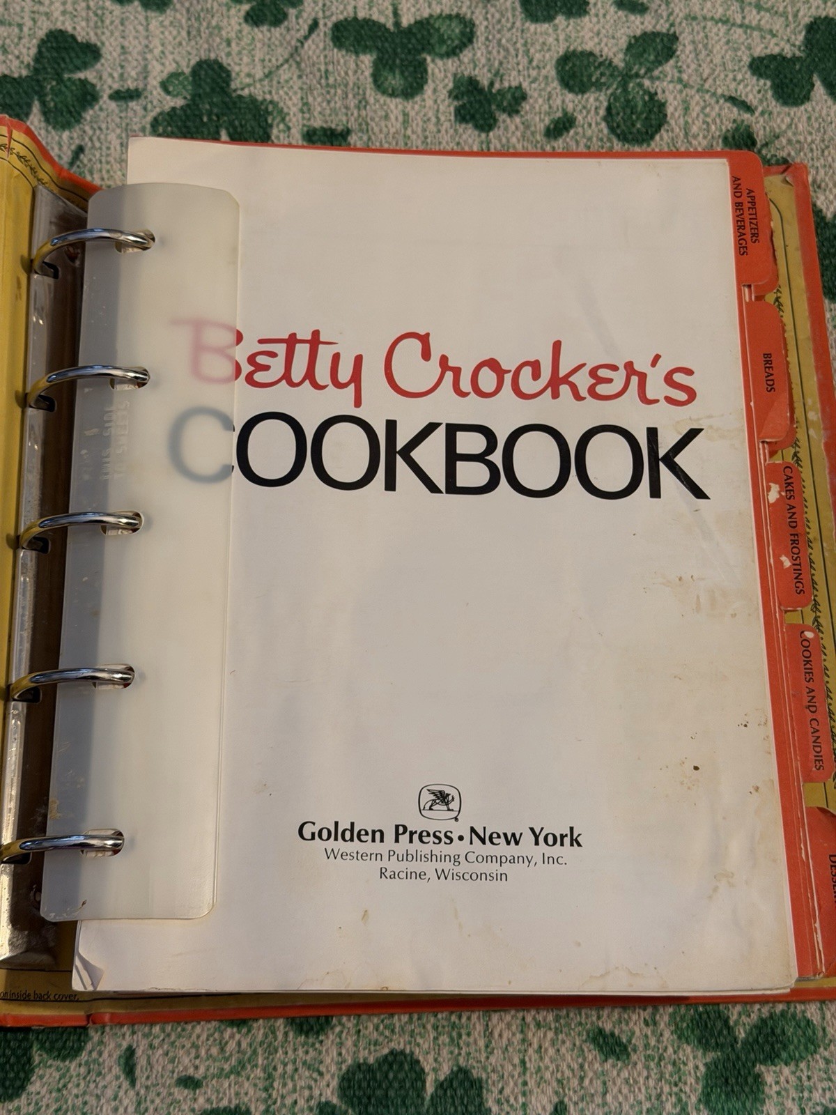 VTG Betty Crocker’s Cookbook Red Binder HC 1971 & 1973 Printings Lot 2