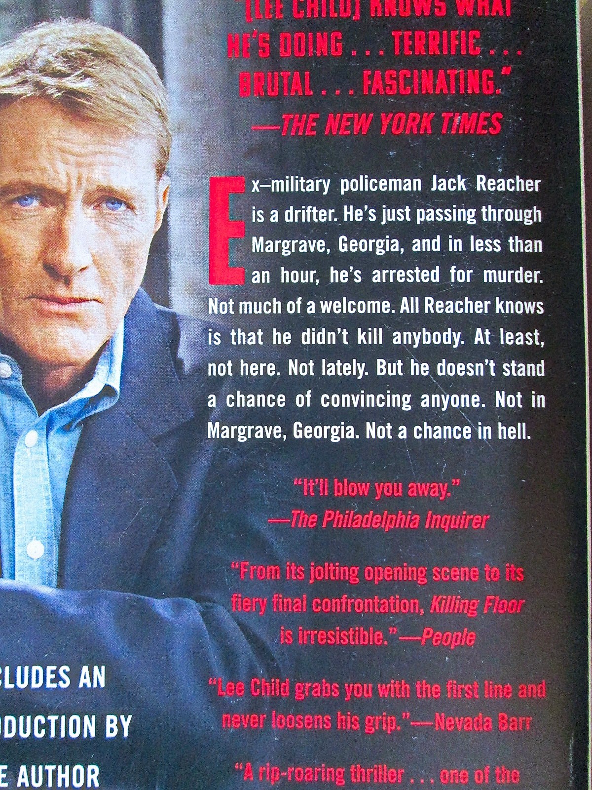 Lee Child Jack Reacher Books, Lot of 7, Hard and Soft Cover Mix, Thriller Action