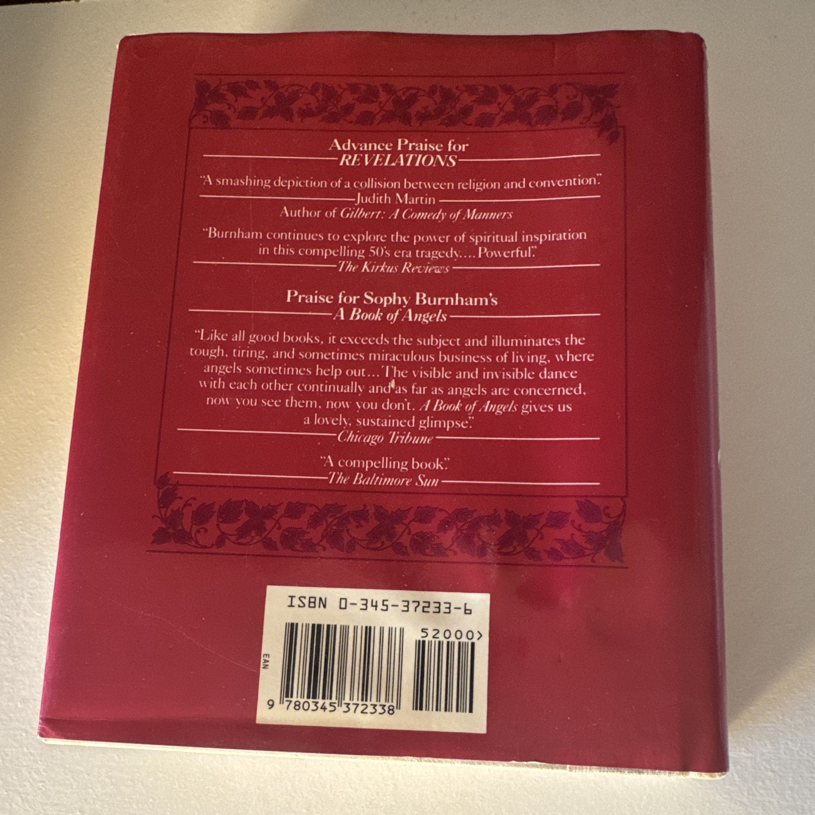 Revelations Sophy Burnham Hardcover Random House 1992 496 Pages Dust Jacket