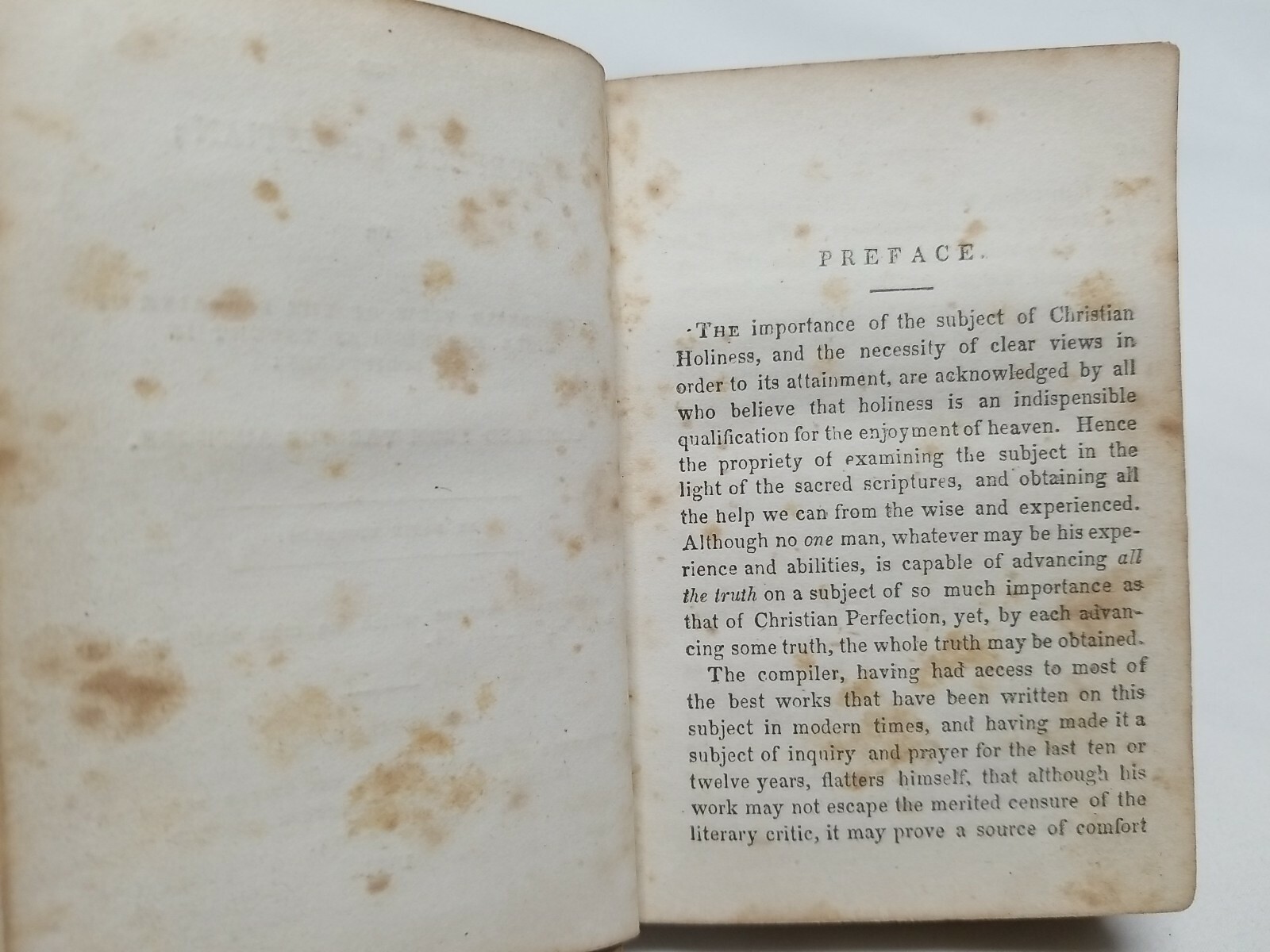 1846 THE PERFECT CHRISTIAN – A Condensed View Of The Doctrine of Bible 174+ yrs