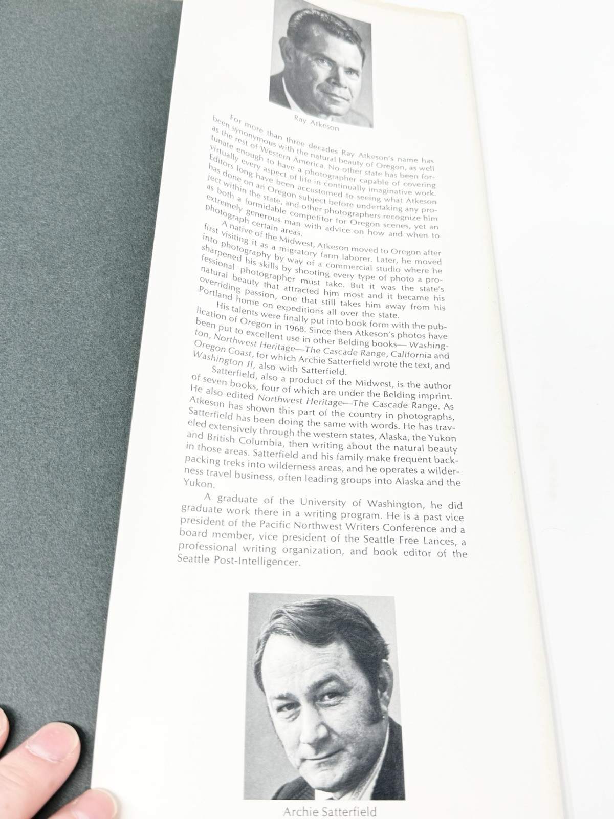 Vintage 1974 Oregon II Ray Atkeson Archie Satterfield Hardcover Photography