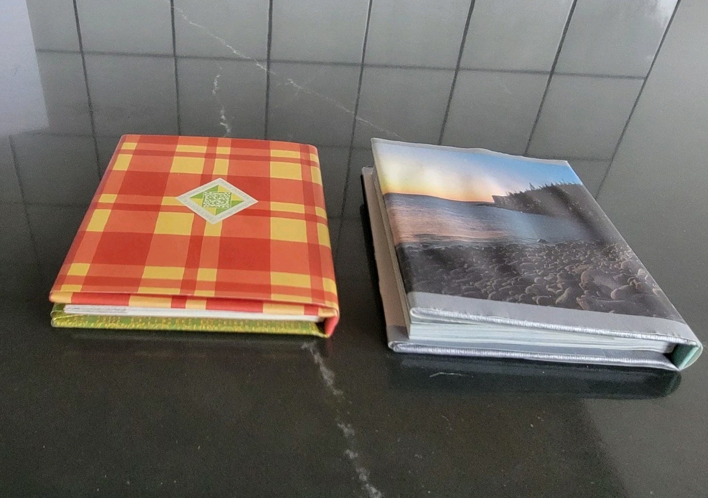 Two 3.5 In Miniature/Travel Books „The Journey Within“ &“The Ten Commandments“