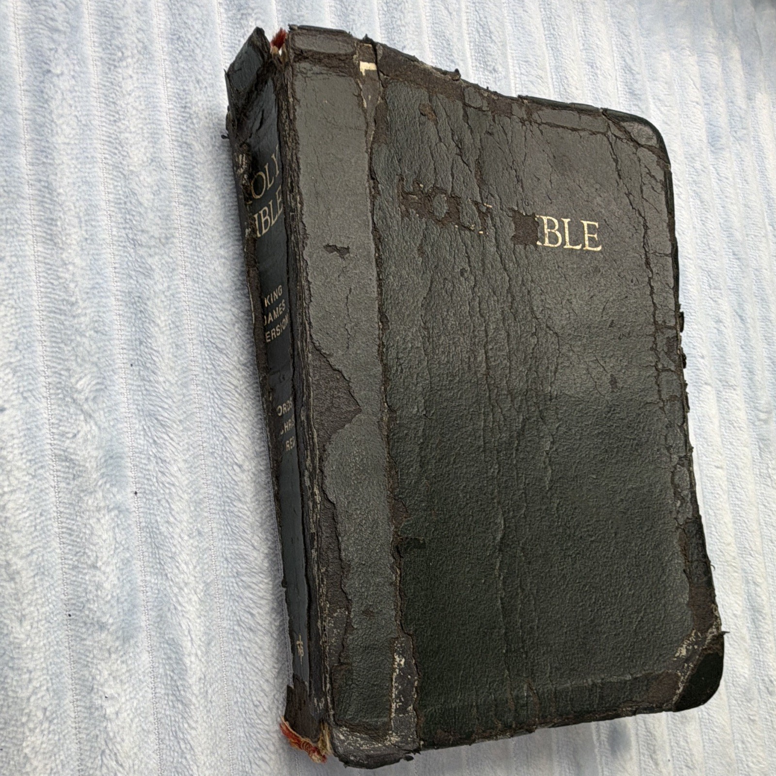 Holy Bible King James Version: Standard Size Leather Black