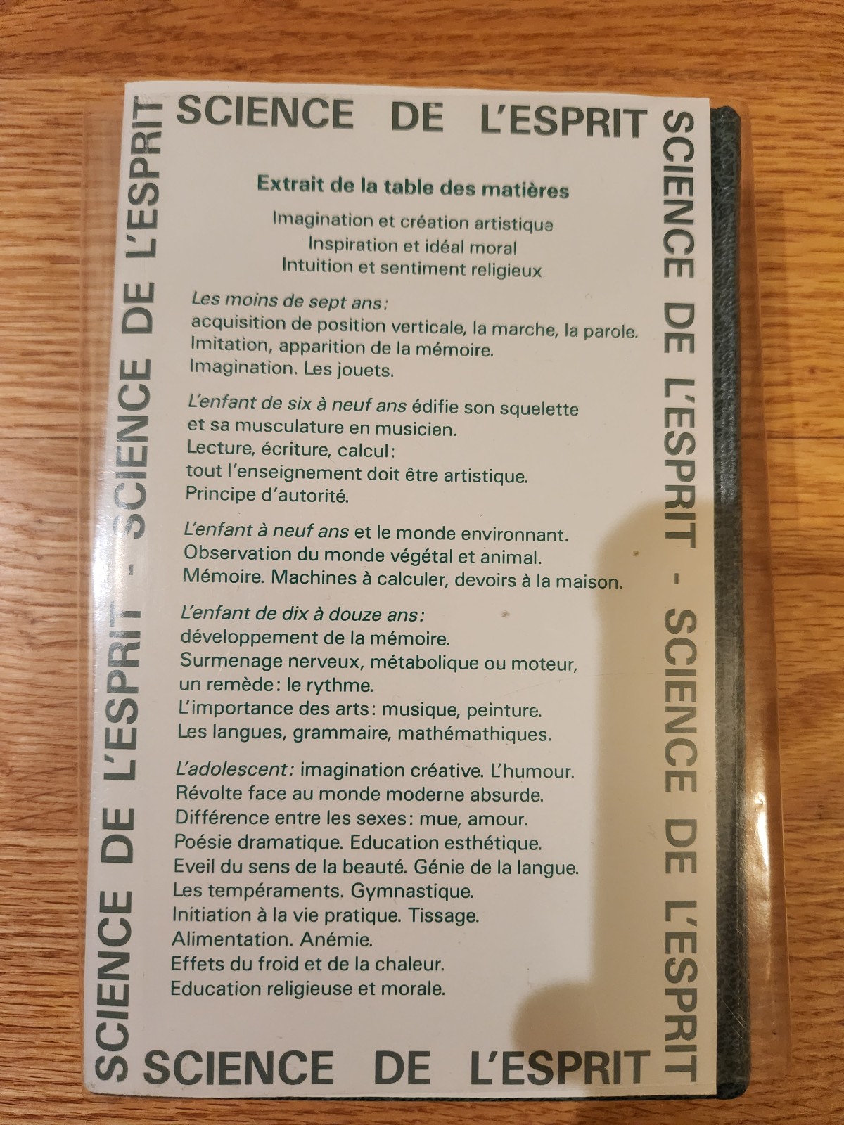 Bases de la Pédagogie (The Foundations of Pedagogy) Steiner 1988 Hardcover Rare