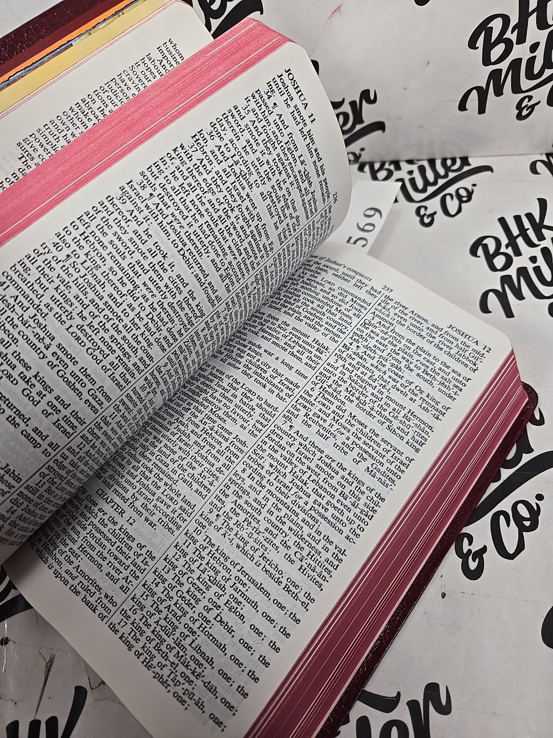 Holy Bible KJW New King James Version Old and New Testaments Bonded Leather RED