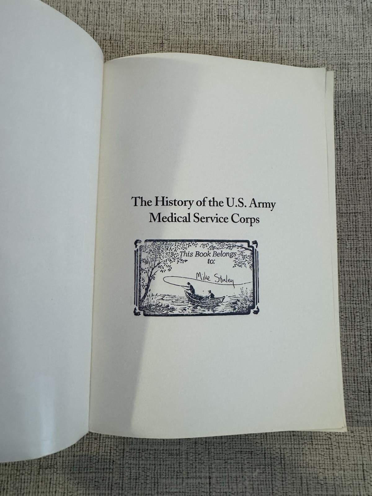 History of the U.S. Army Medical Service Corps 1996 Richard Ginn Military PB