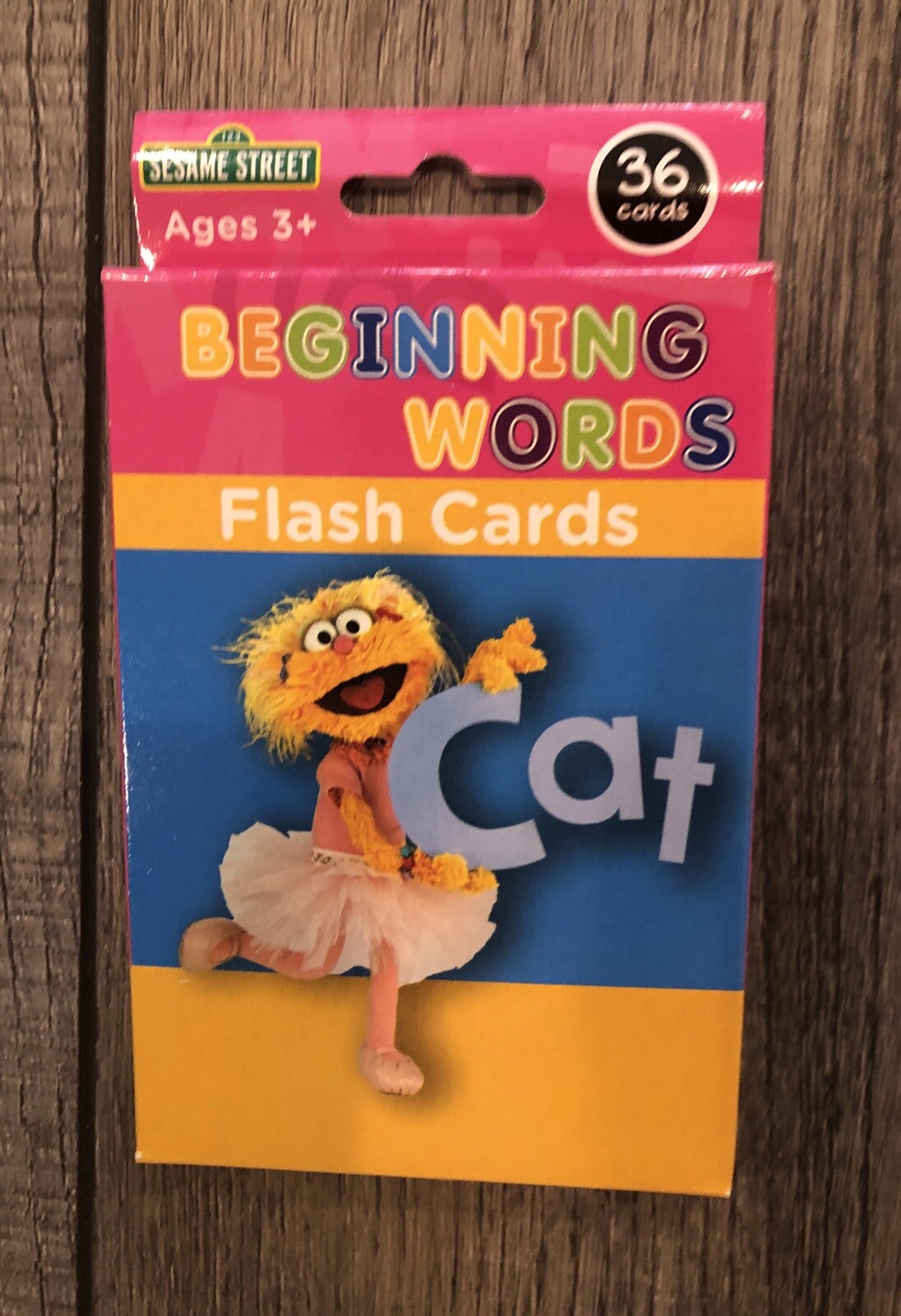 4 PACKS SESAME STREET FLASH CARDS – ABCs NUMBERS COLORS EARLY WORDS 144 TOTAL