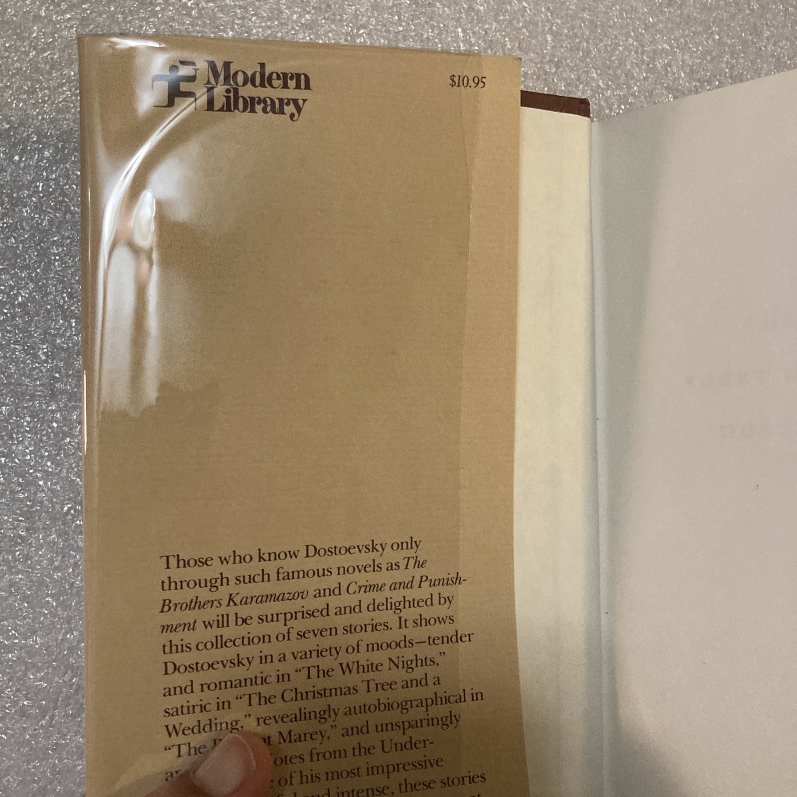 Best Short Stories of Dostoyevsky (Modern Library) Beige Hardcover