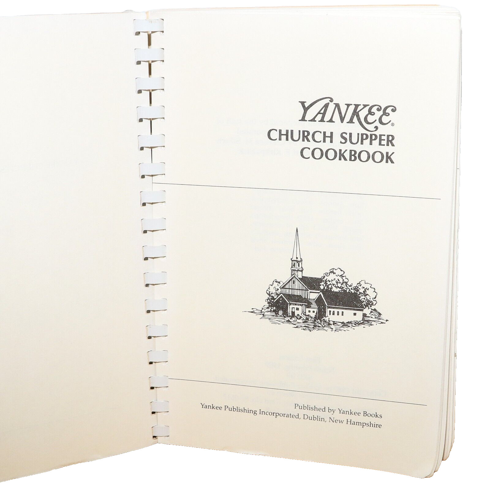 Yankee Church Supper Cookbook — 1989 / 375 RECIPES / 241 PAGES