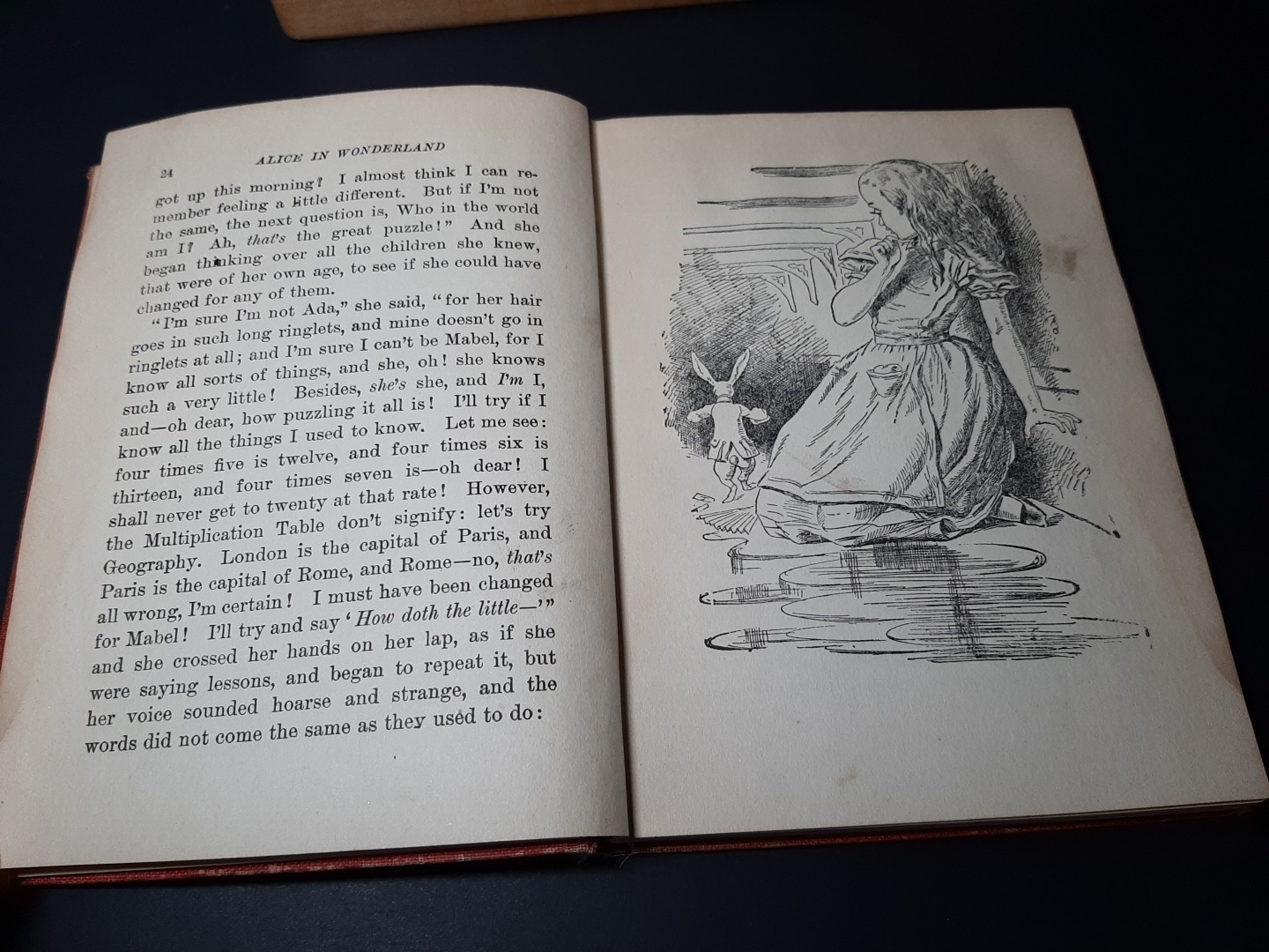 Alice’s Adventures in Wonderland 1910’s McKay Publishing Tenniel Illustrations
