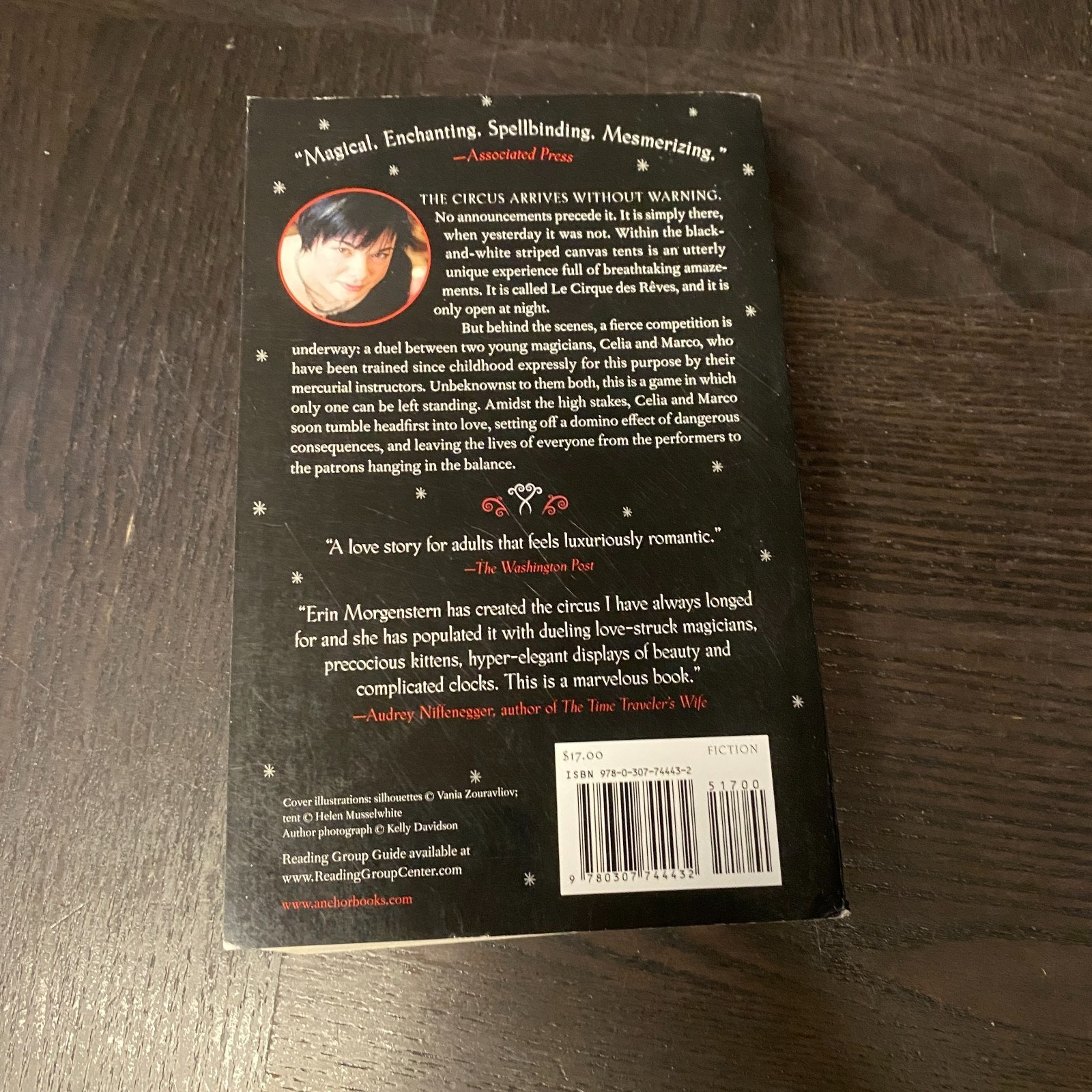 Night Circus : A Novel by Erin Morgenstern (2012, Trade Paperback)