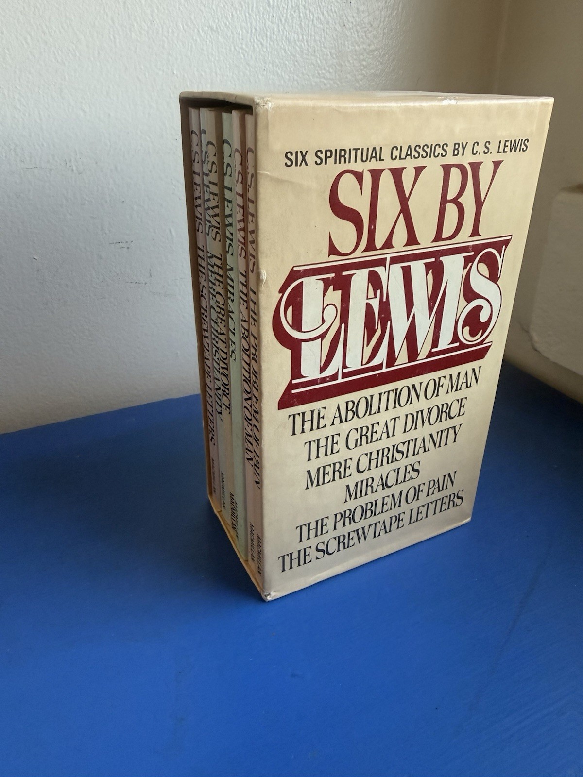 Vintage C. S. Lewis Box Set Six Spiritual Classics