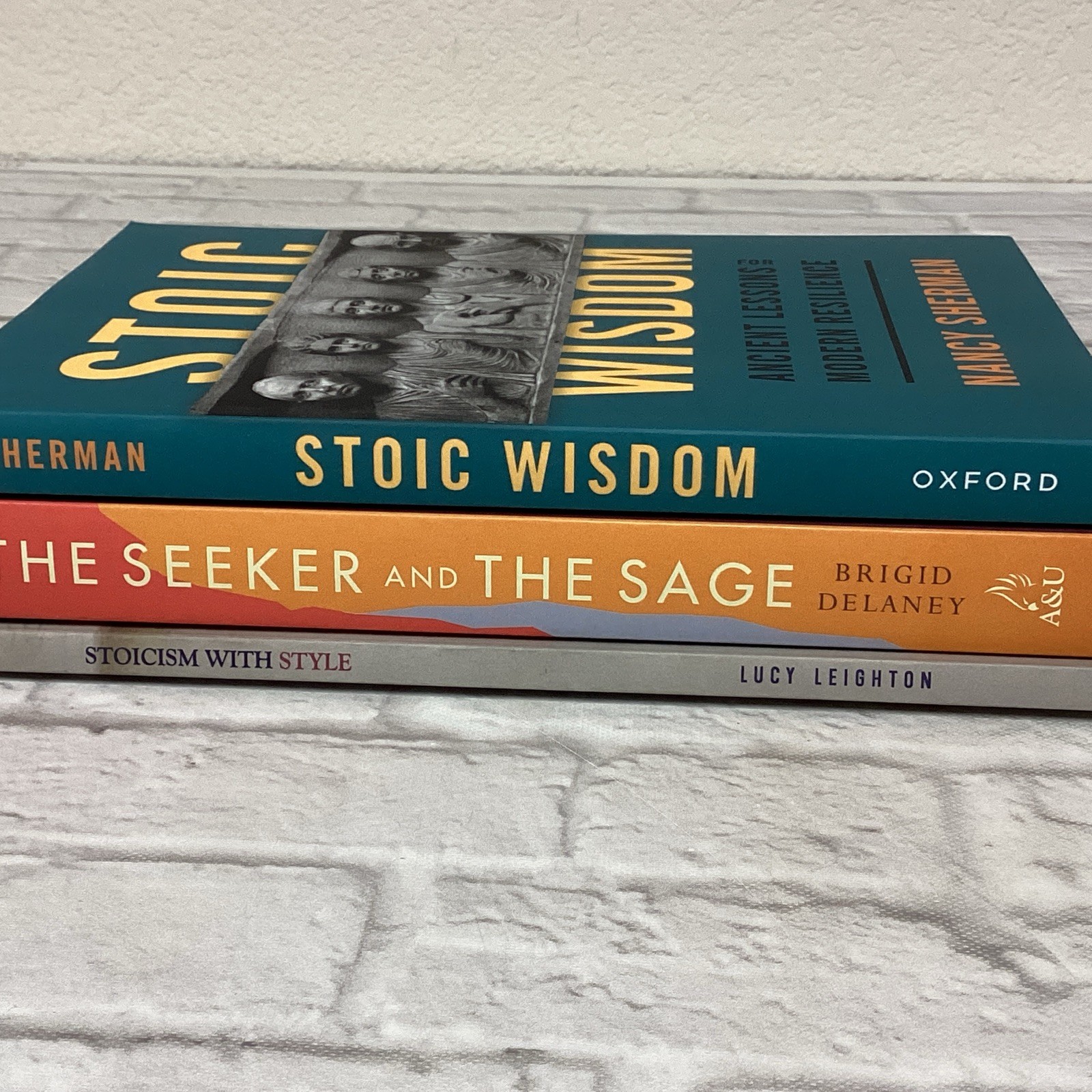 Stoicism Book Lot 3 PB Stoic Wisdom Seeker Sage Style Philosophy