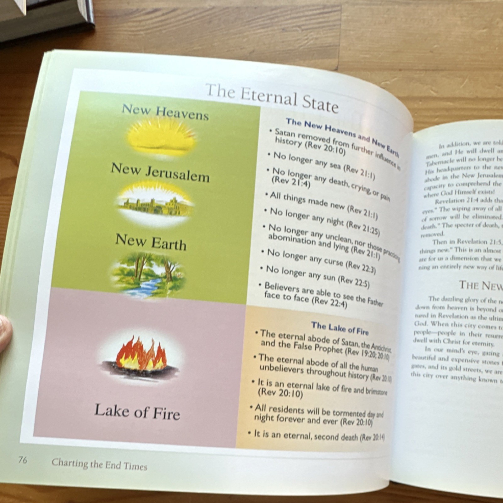 Charting the End Times by Tim LaHaye & Thomas Ice Hardcover Religion Guide