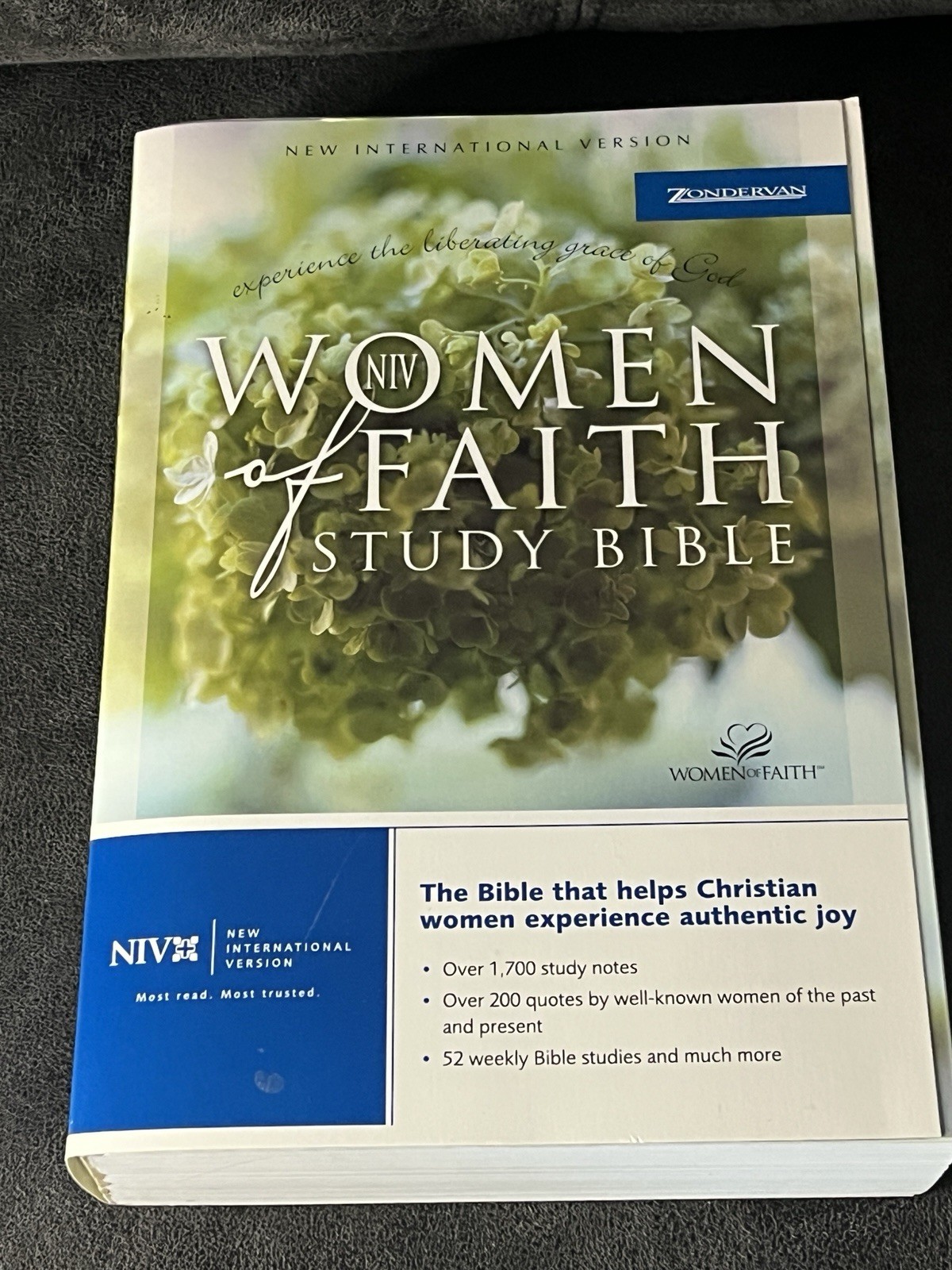 NIV Women of Faith Study Bible by Zondervan Staff (2001, Trade Paperback)