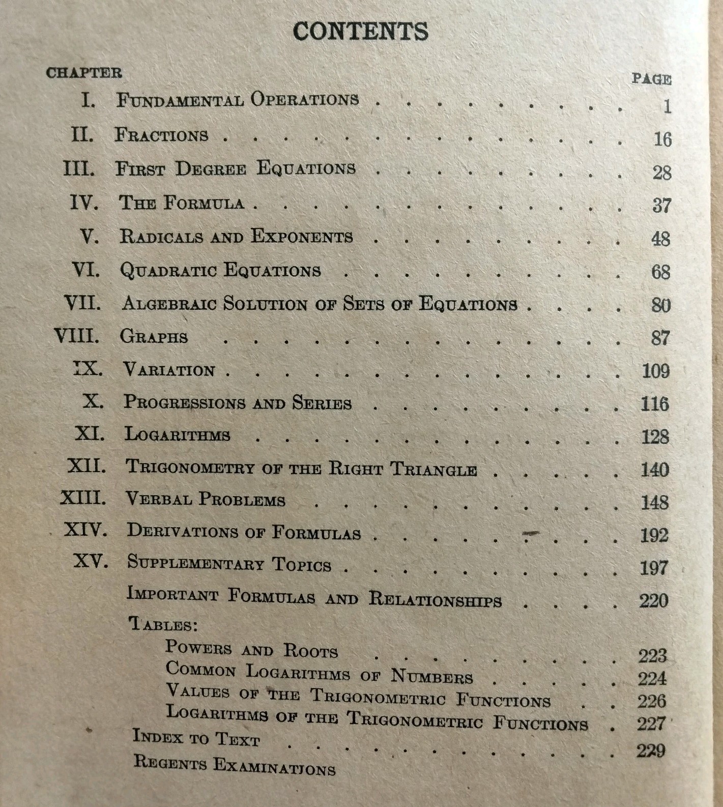 Amsco School Publications Reviewing Intermediate Algebra Mathematics Vintage