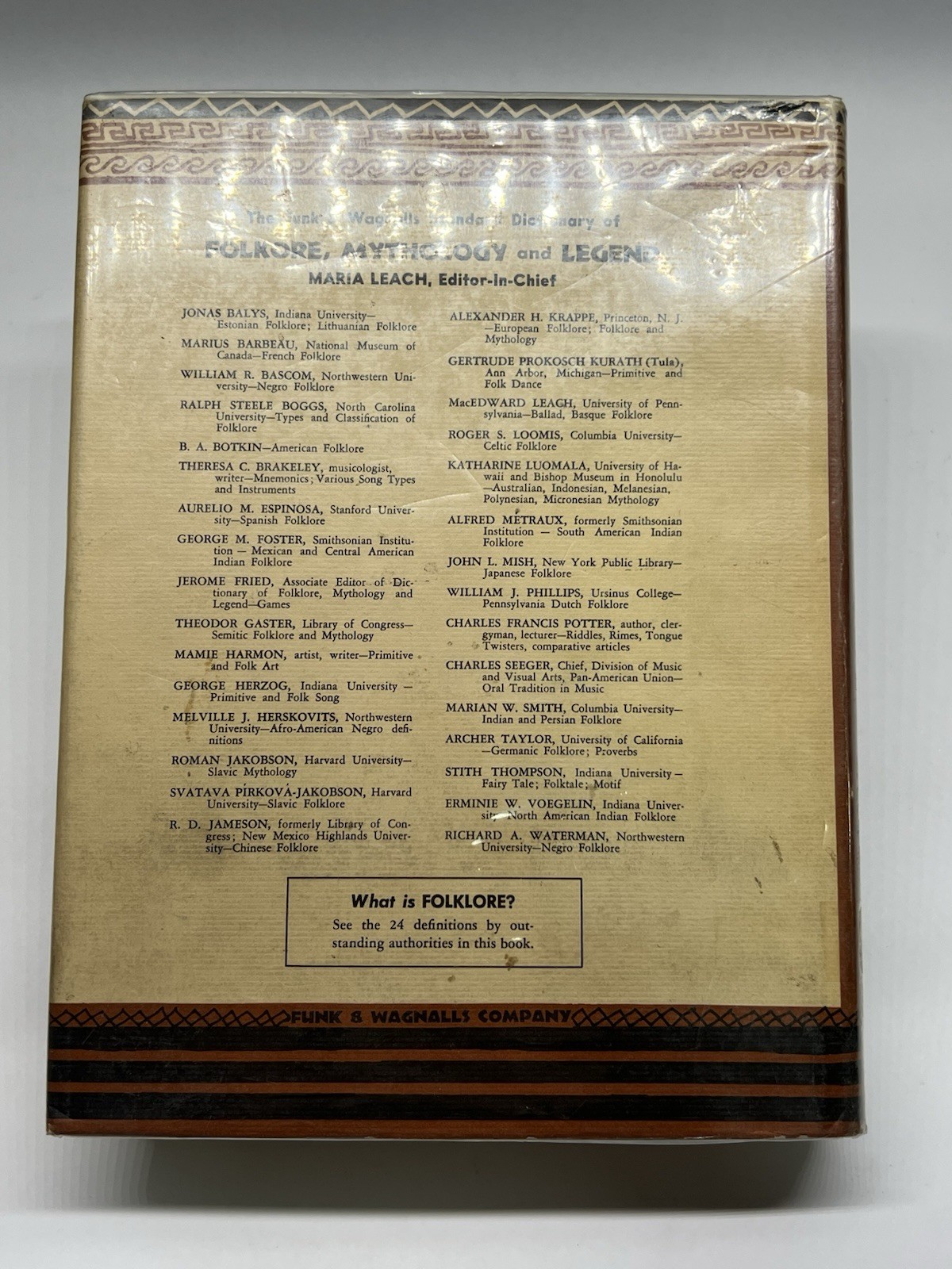 Funk & Wagnalls Standard Dictionary of Folklore, Mythology and Legend Vol 2 1949