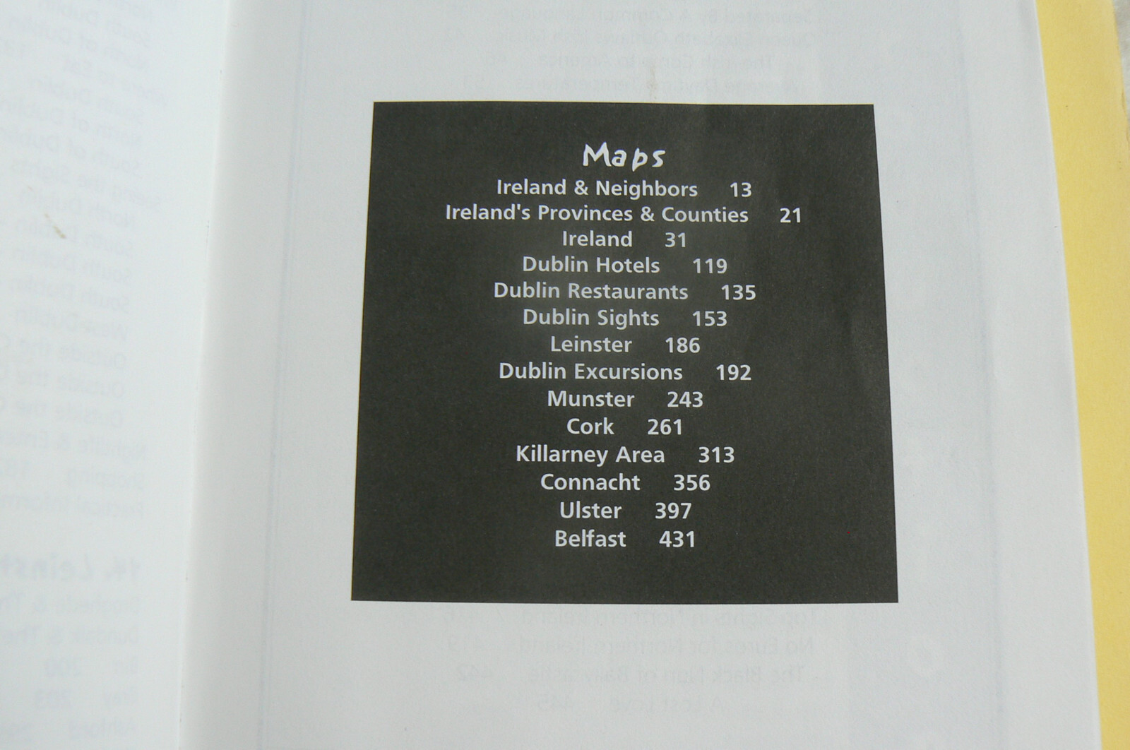 Open Road Tourist Guide 2003, IRELAND GUIDE 4th Ed. 480-pages